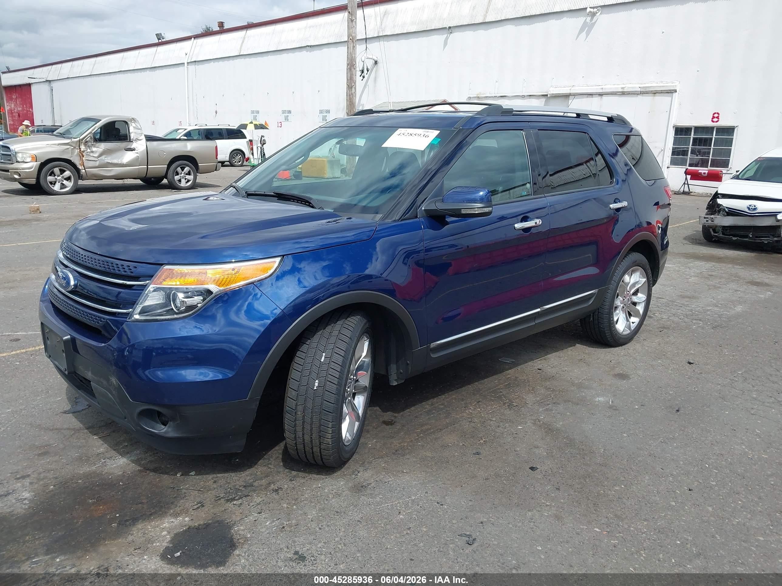 2012 Ford Explorer Limited Синий vin: 1FMHK8F84CGA60976