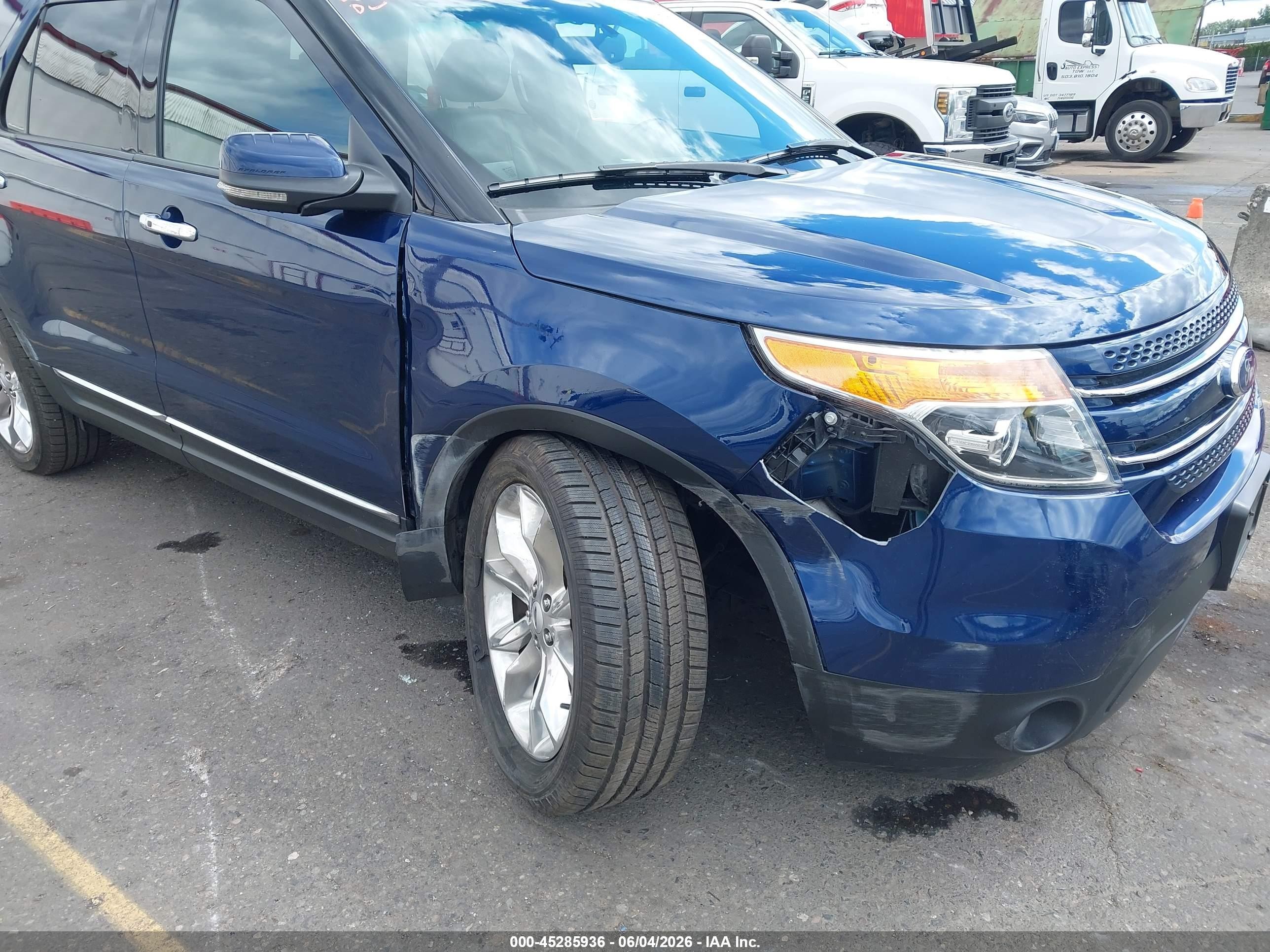 2012 Ford Explorer Limited Синий vin: 1FMHK8F84CGA60976
