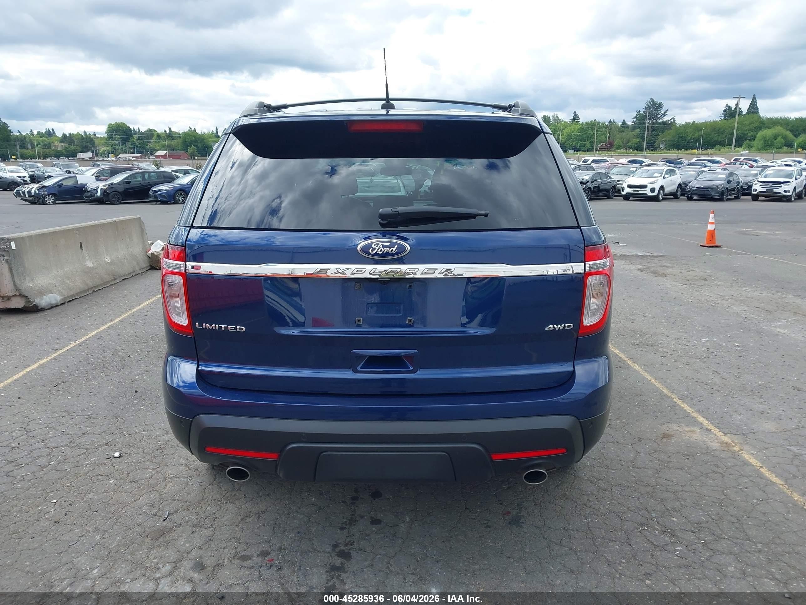 2012 Ford Explorer Limited Синий vin: 1FMHK8F84CGA60976