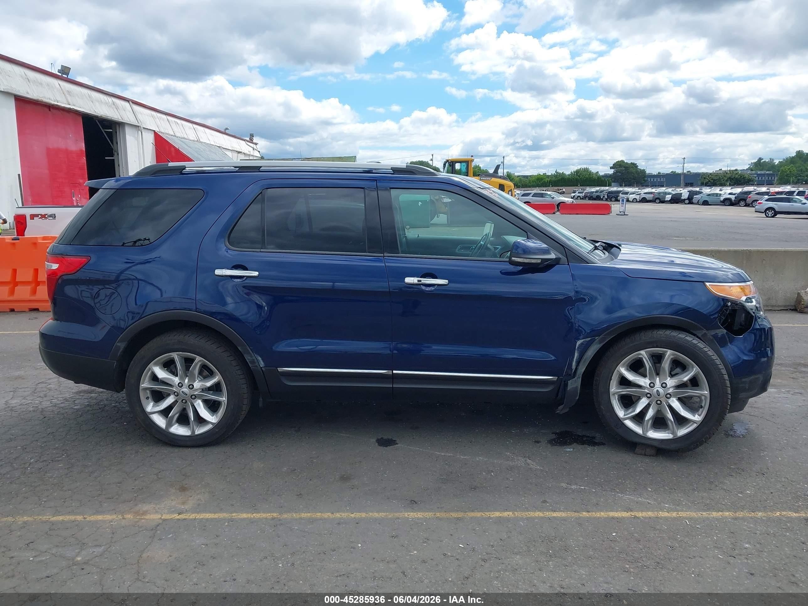 2012 Ford Explorer Limited Синий vin: 1FMHK8F84CGA60976