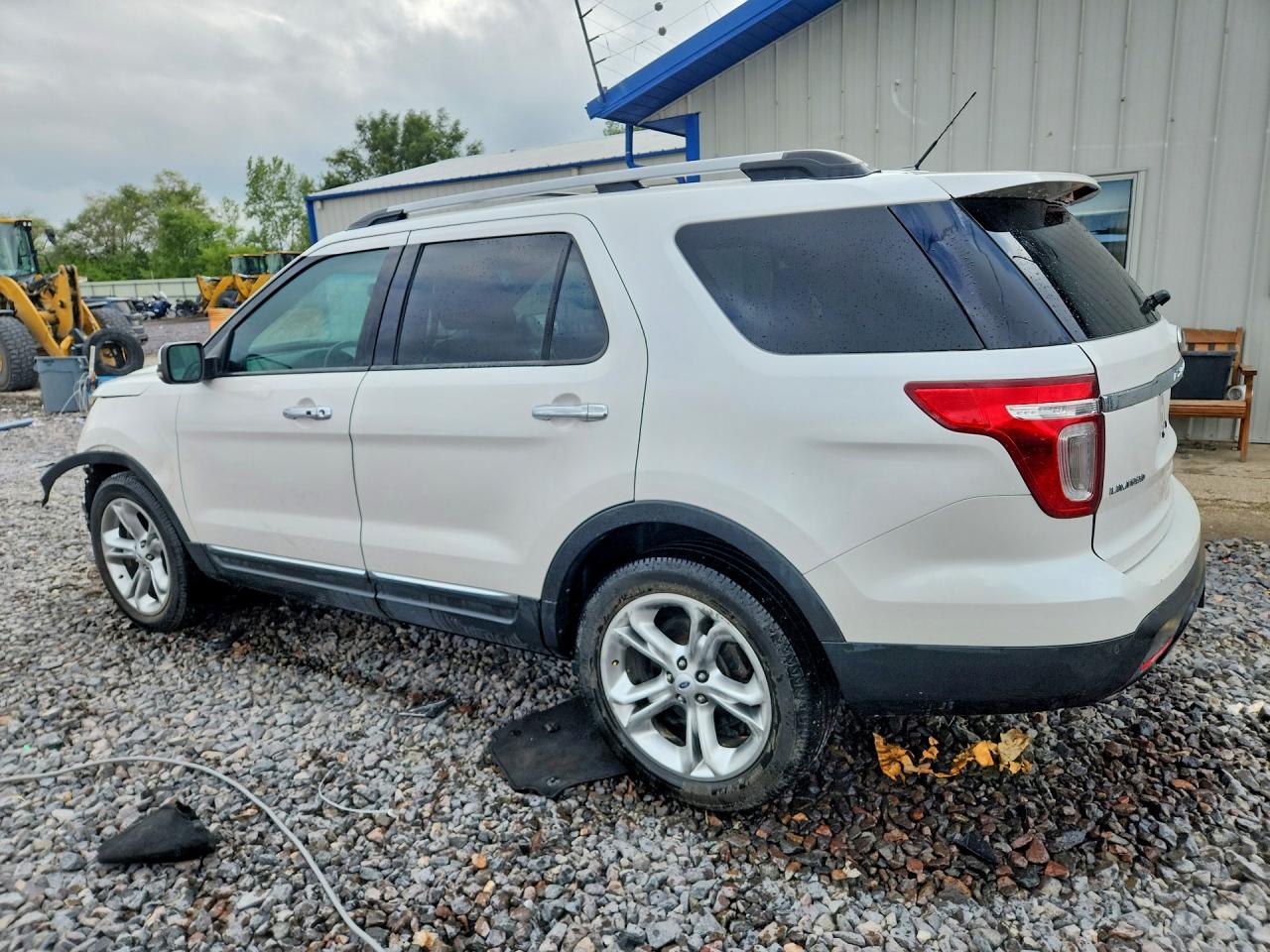 2012 Ford Explorer Limited White vin: 1FMHK8F84CGA83190