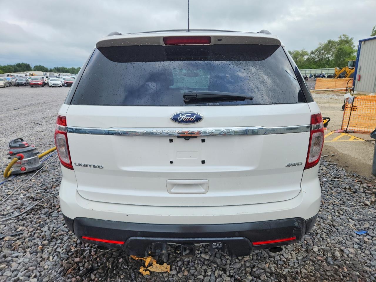 2012 Ford Explorer Limited White vin: 1FMHK8F84CGA83190