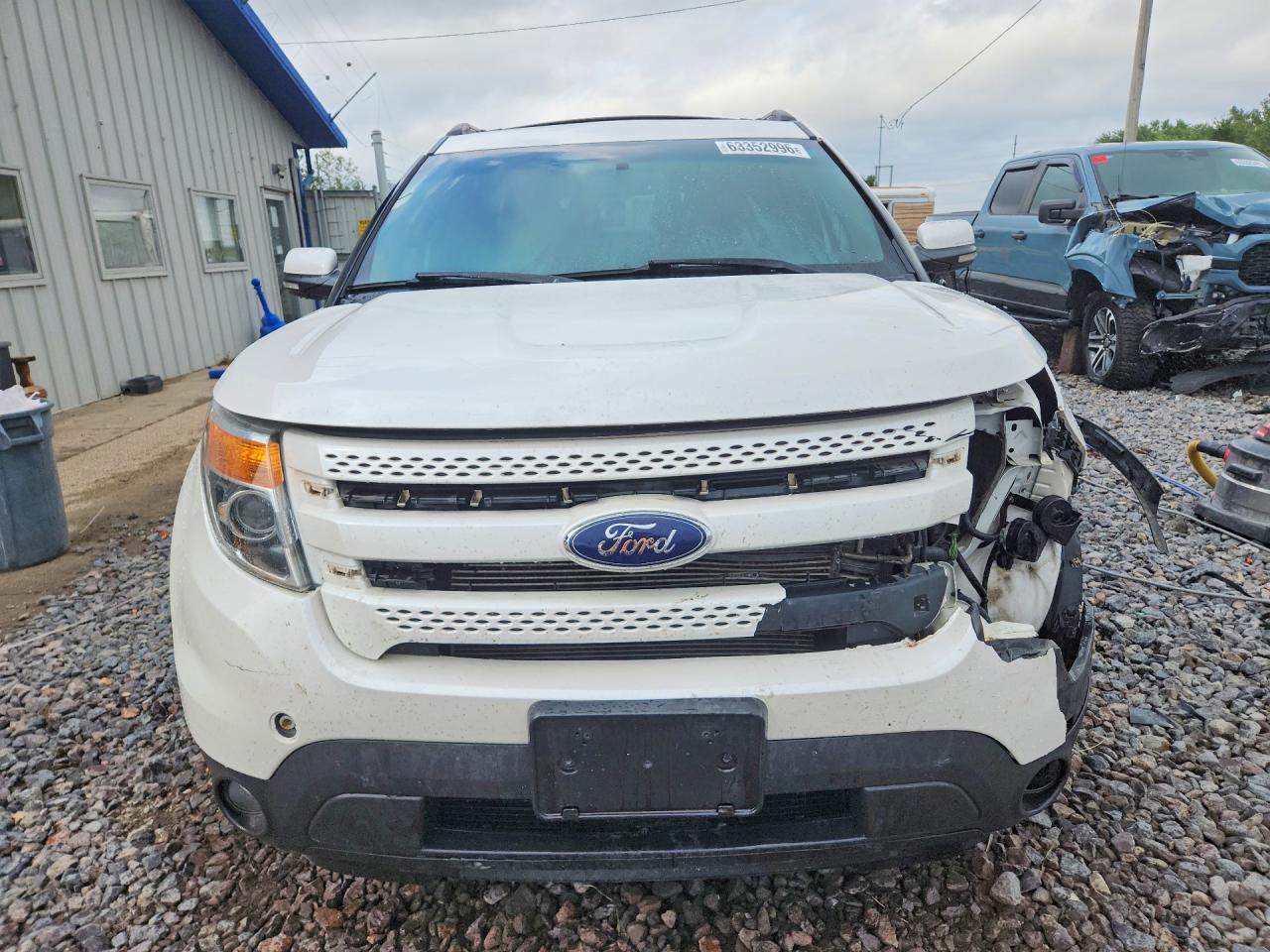 2012 Ford Explorer Limited White vin: 1FMHK8F84CGA83190