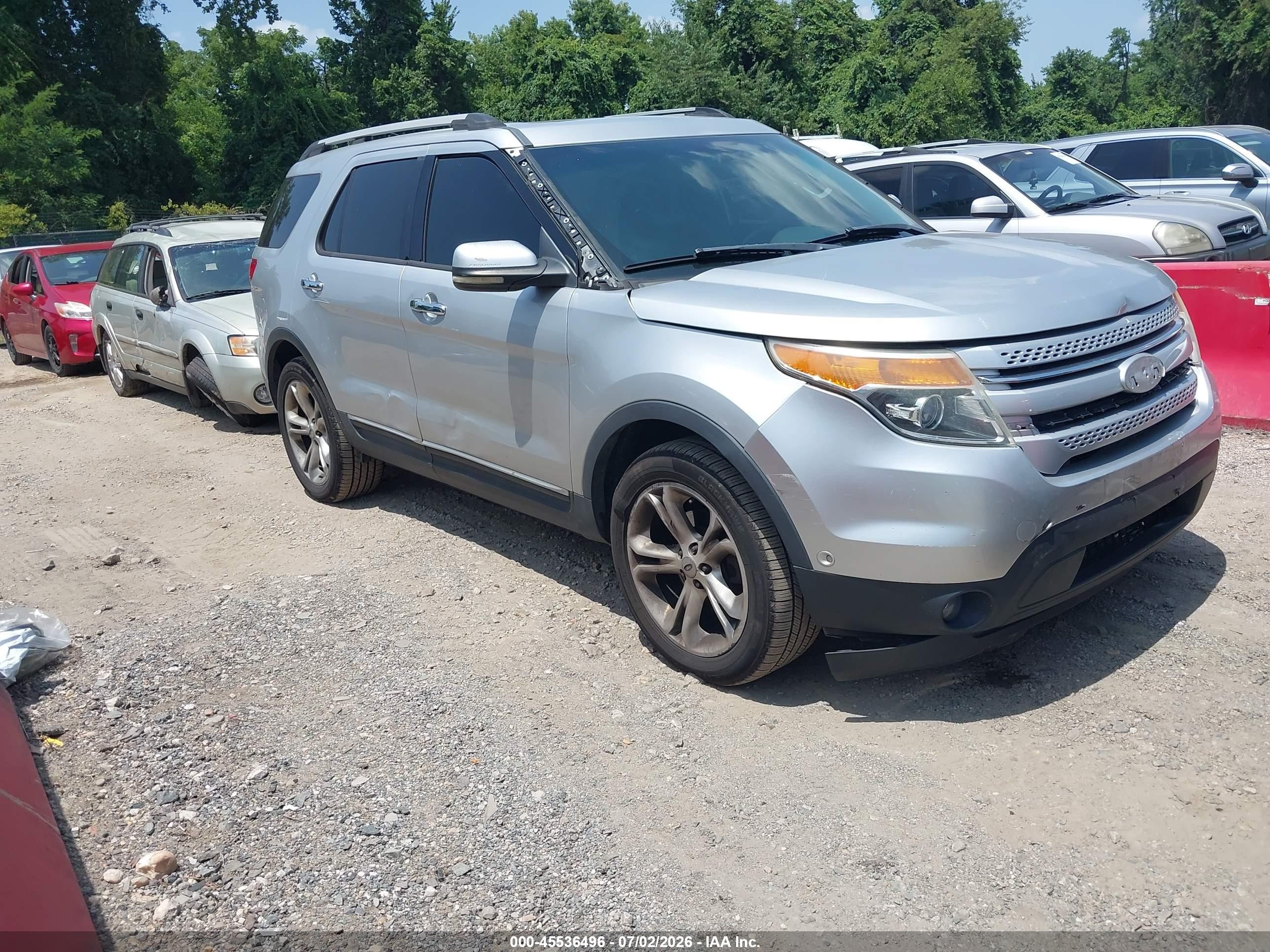 2011 Ford Explorer Limited Silver vin: 1FMHK8F85BGA00963