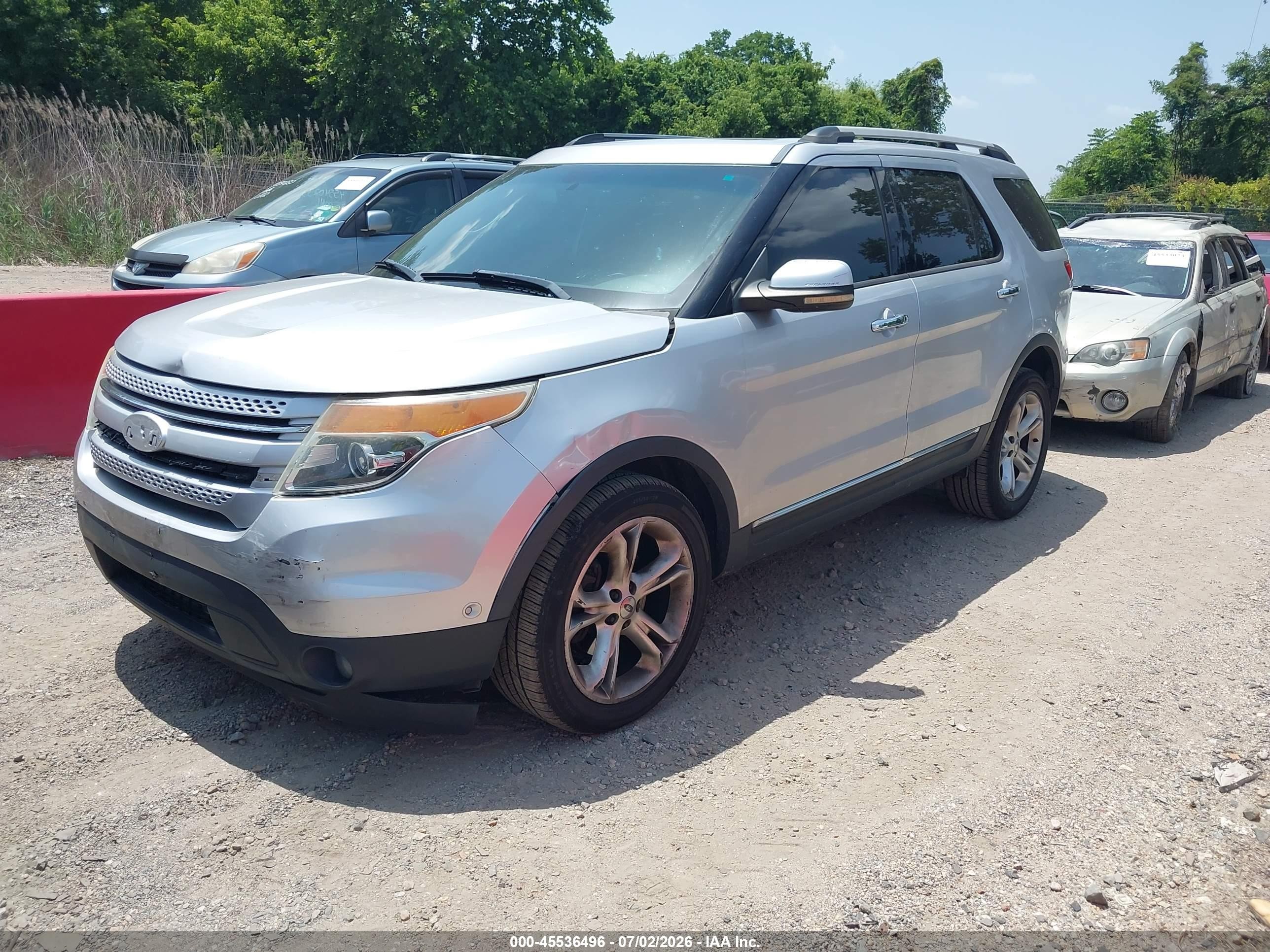 2011 Ford Explorer Limited Silver vin: 1FMHK8F85BGA00963