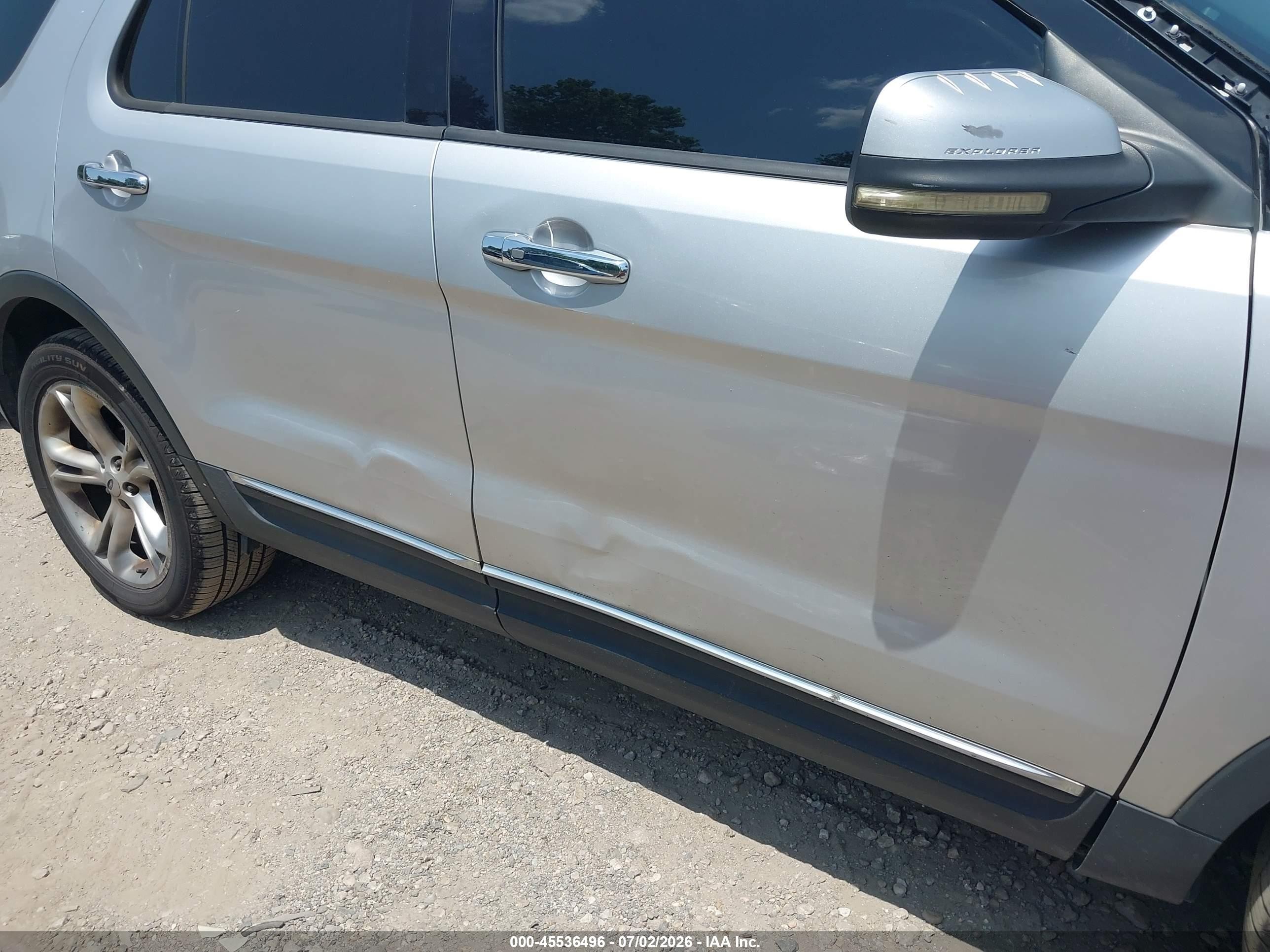 2011 Ford Explorer Limited Silver vin: 1FMHK8F85BGA00963