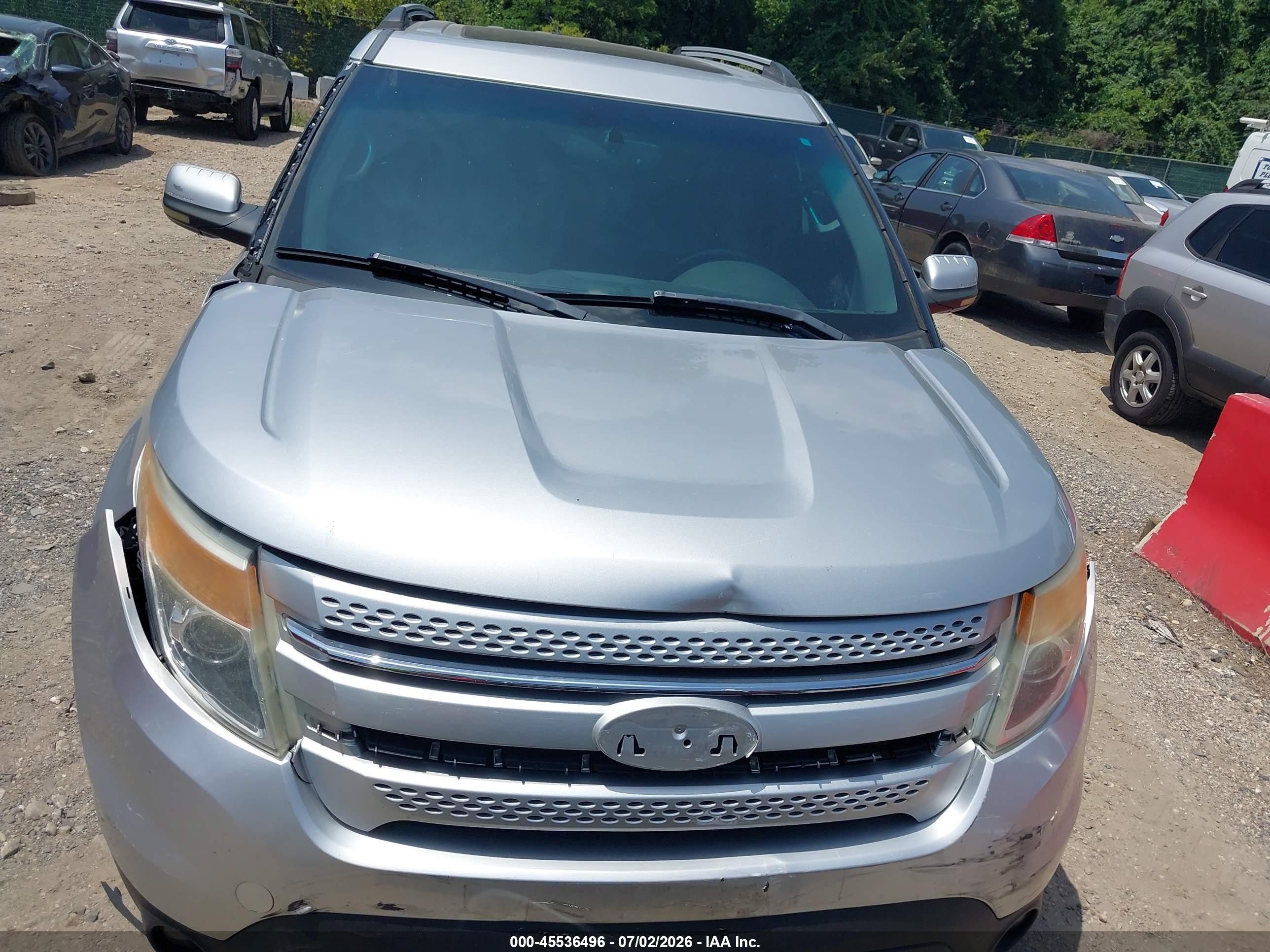 2011 Ford Explorer Limited Silver vin: 1FMHK8F85BGA00963