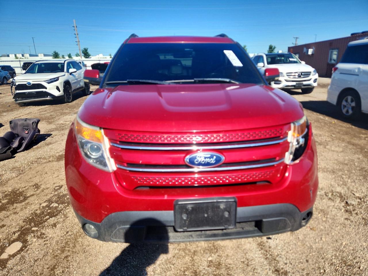 2011 Ford Explorer Limited Red vin: 1FMHK8F85BGA41805