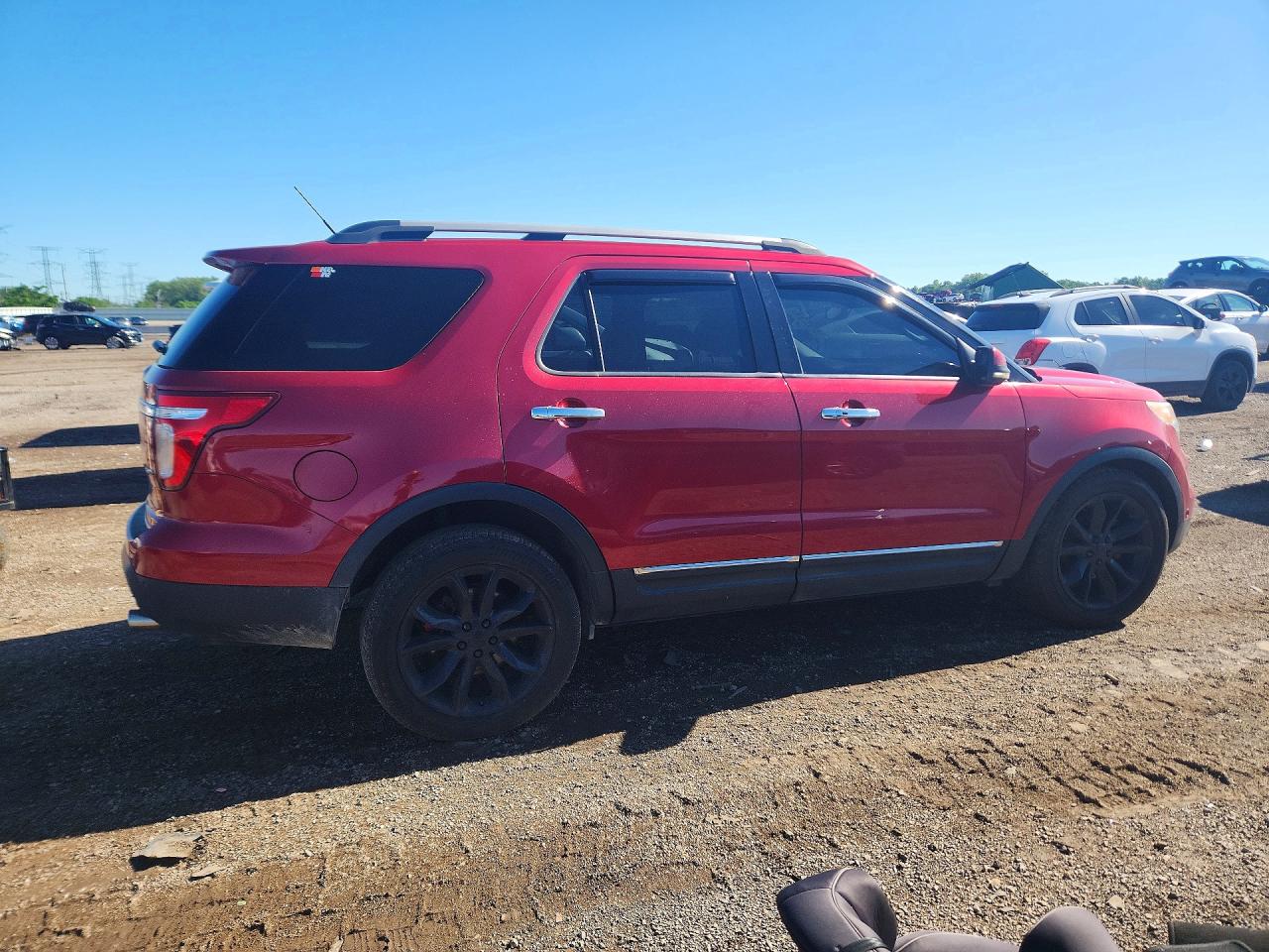 2011 Ford Explorer Limited Red vin: 1FMHK8F85BGA41805