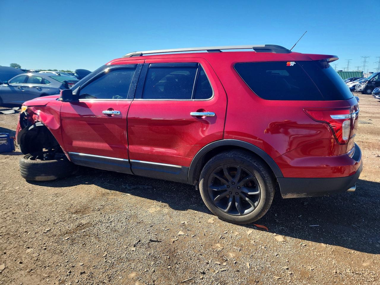 2011 Ford Explorer Limited Red vin: 1FMHK8F85BGA41805