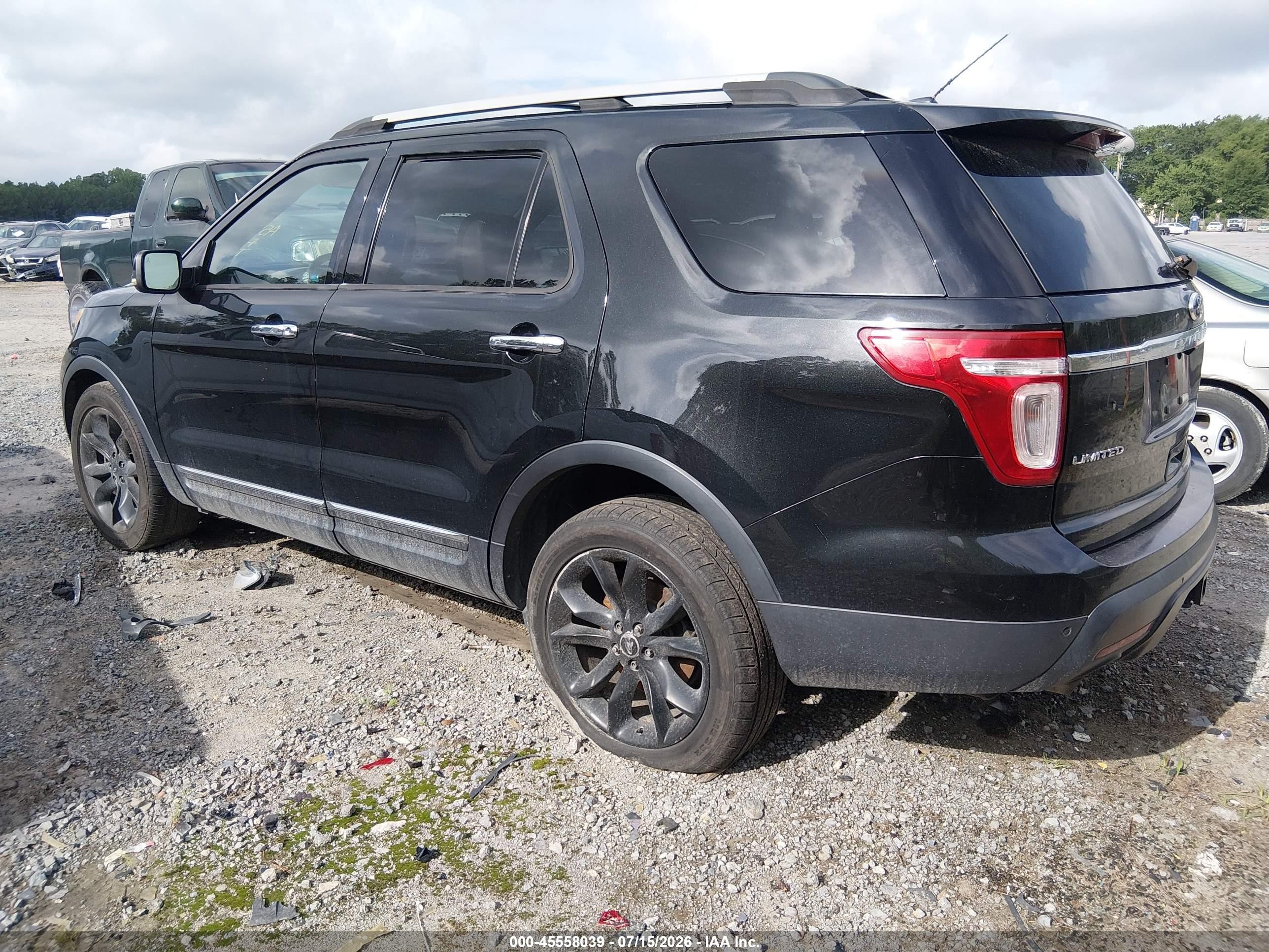 2011 Ford Explorer Limited Black vin: 1FMHK8F85BGA58734