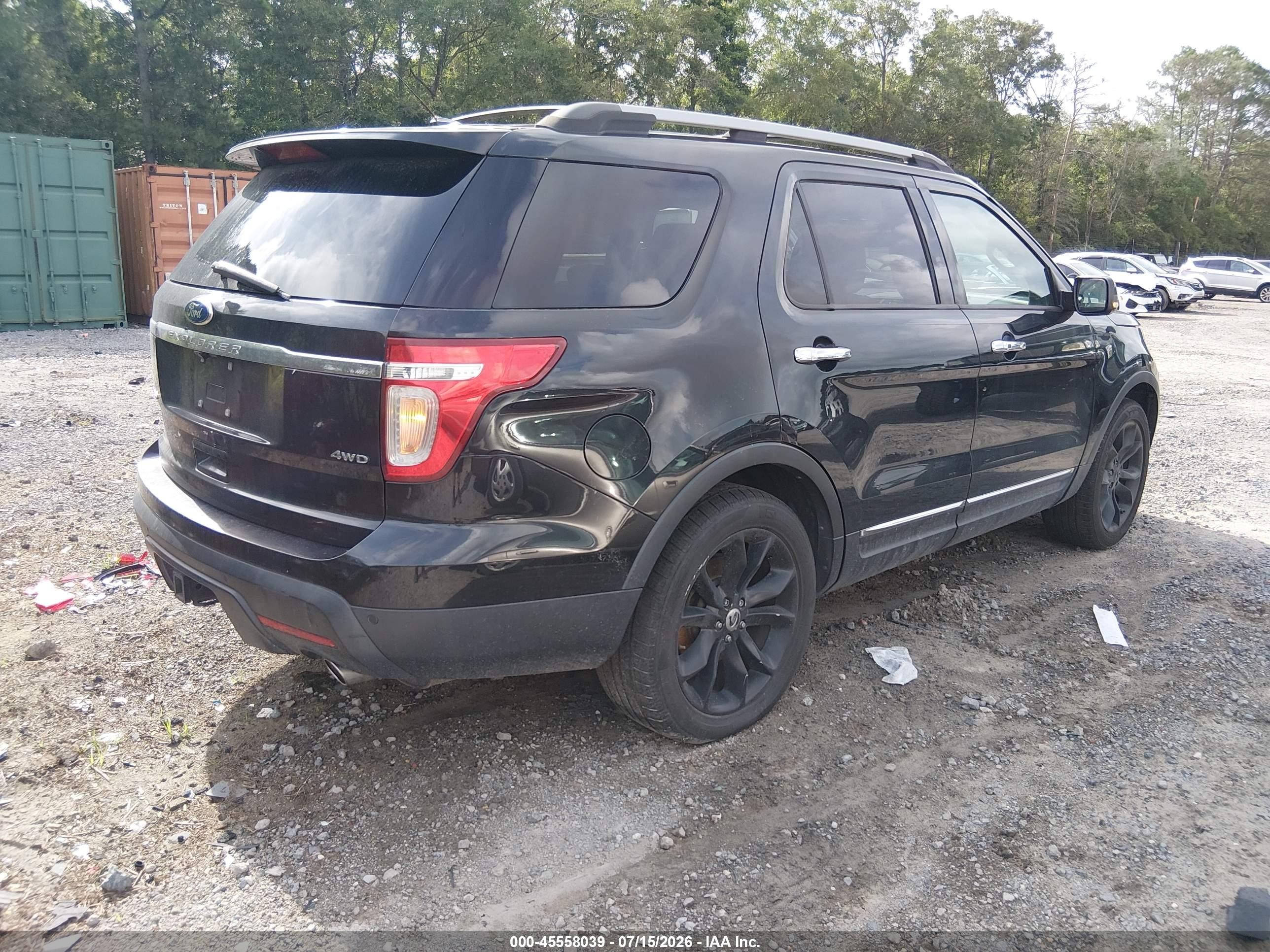 2011 Ford Explorer Limited Black vin: 1FMHK8F85BGA58734