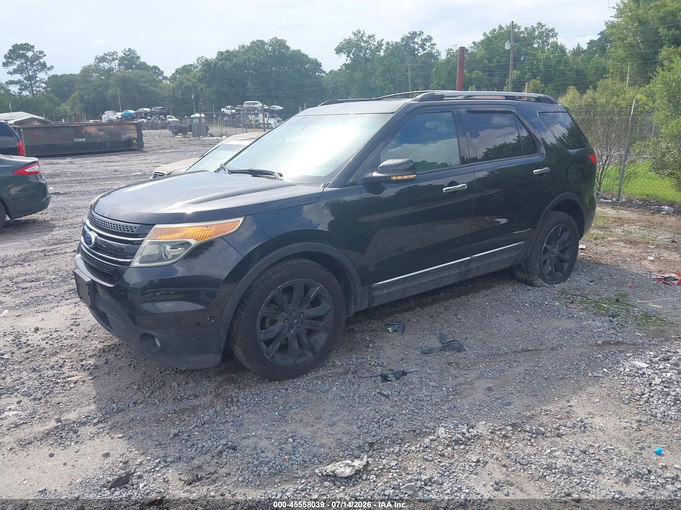 2011 Ford Explorer Limited Black vin: 1FMHK8F85BGA58734