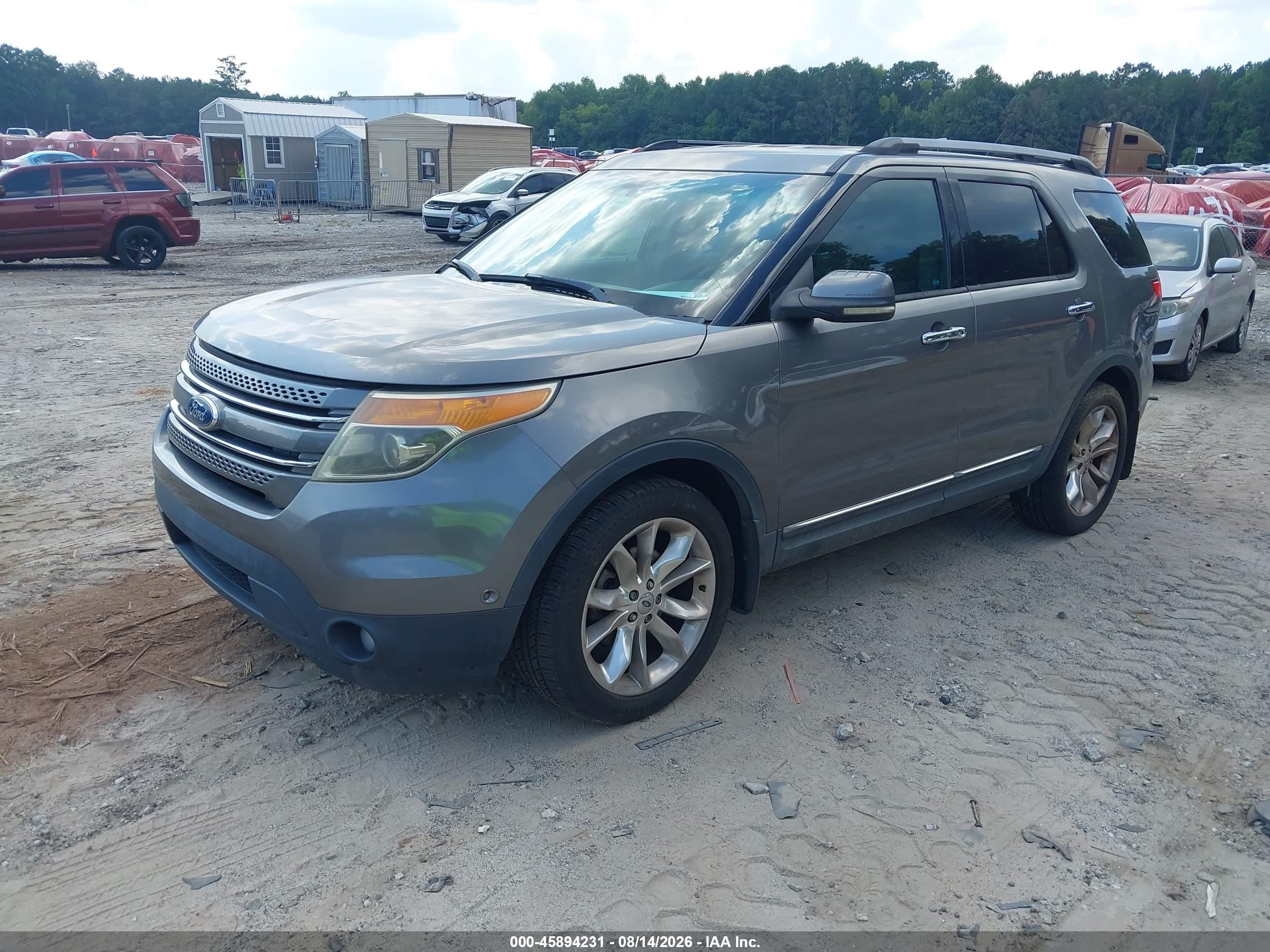 2011 Ford Explorer Limited Gray vin: 1FMHK8F85BGA90731