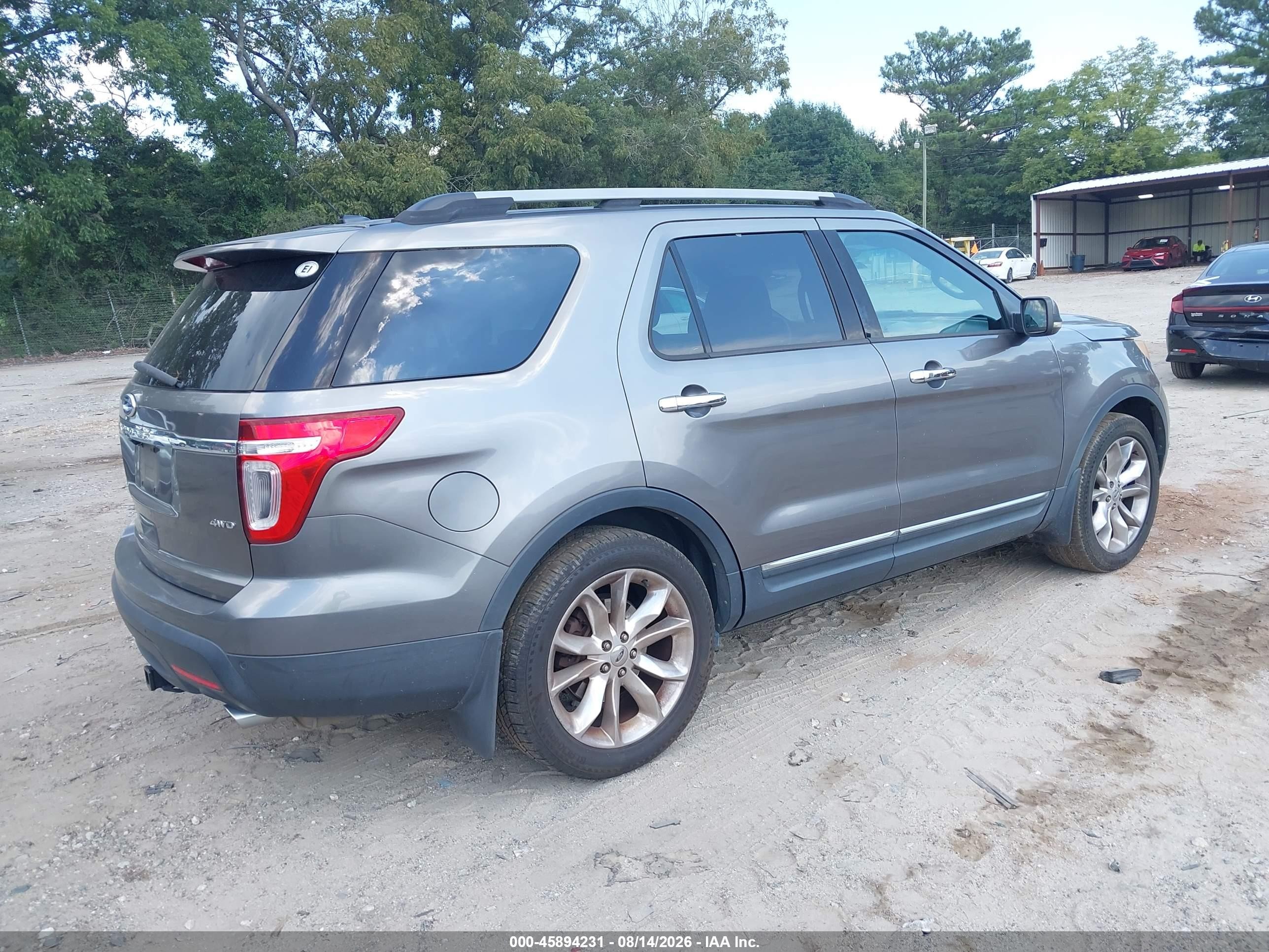 2011 Ford Explorer Limited Gray vin: 1FMHK8F85BGA90731