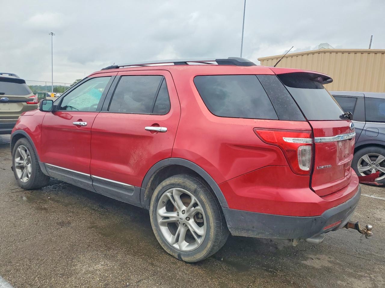 2012 Ford Explorer Limited Red vin: 1FMHK8F85CGA81397
