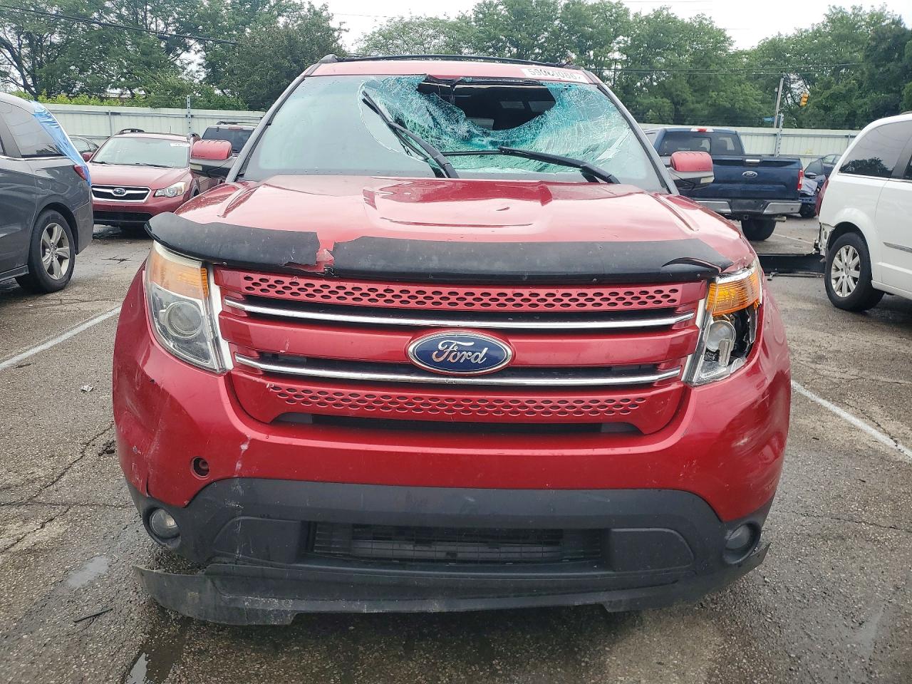 2012 Ford Explorer Limited Red vin: 1FMHK8F85CGA81397