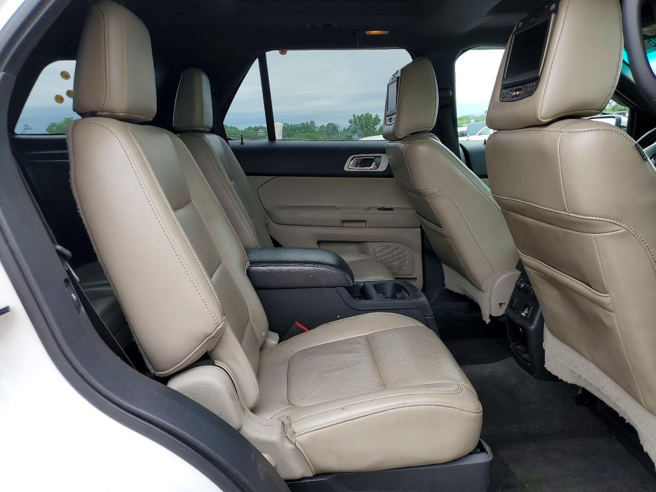 2011 Ford Explorer Limited Белый vin: 1FMHK8F86BGA02298