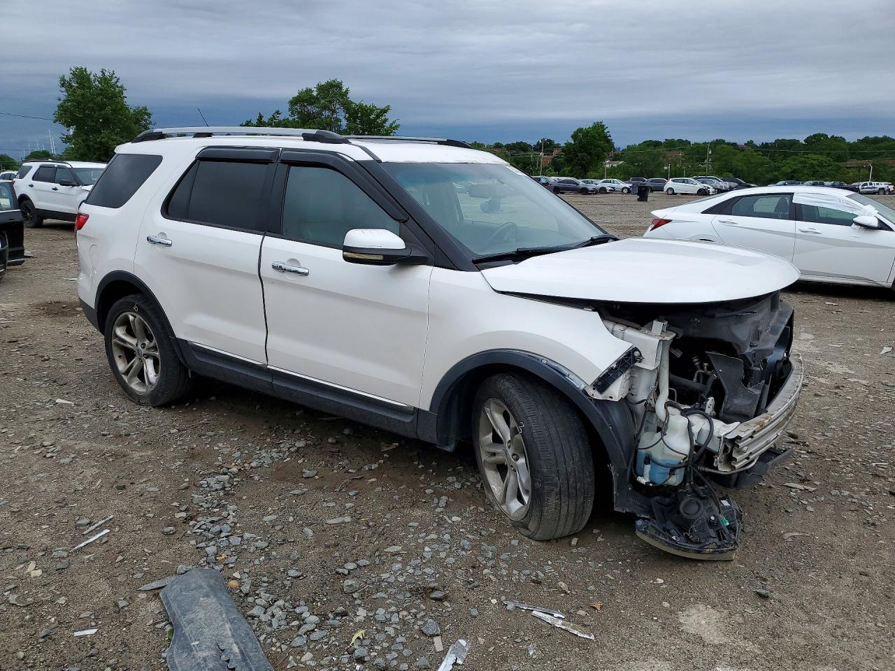 2011 Ford Explorer Limited Белый vin: 1FMHK8F86BGA02298
