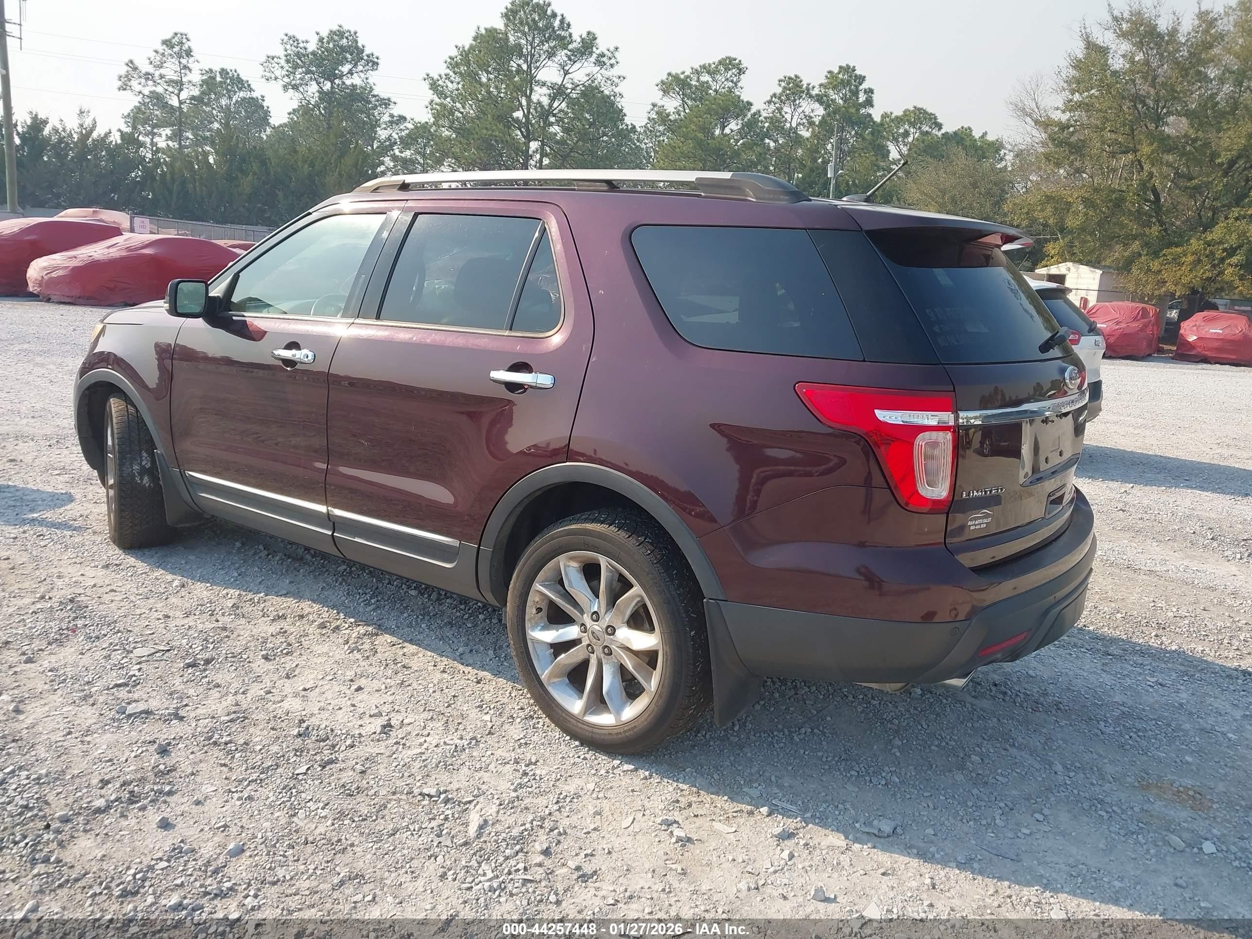 2011 Ford Explorer Limited Maroon vin: 1FMHK8F86BGA05329
