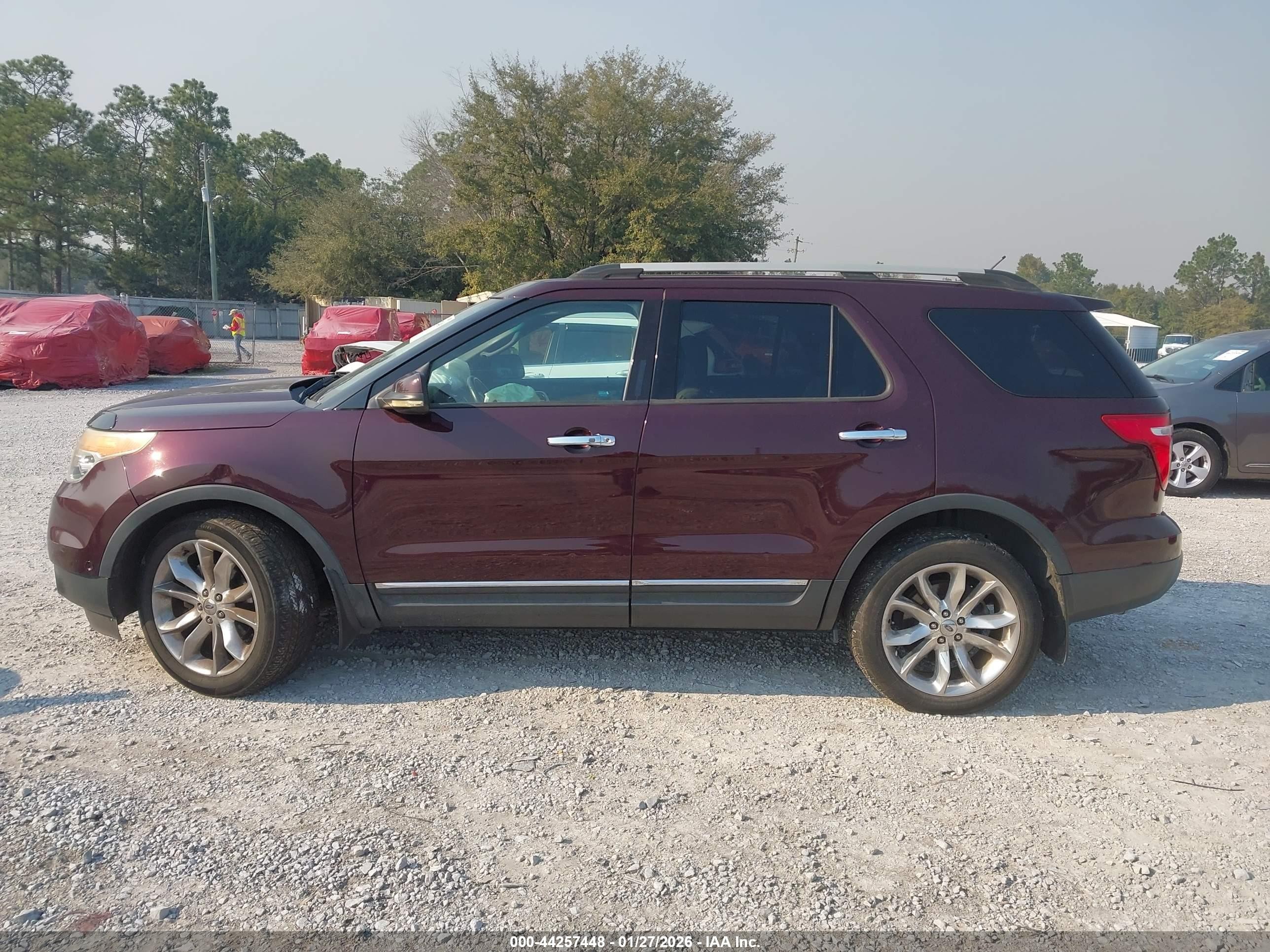 2011 Ford Explorer Limited Maroon vin: 1FMHK8F86BGA05329