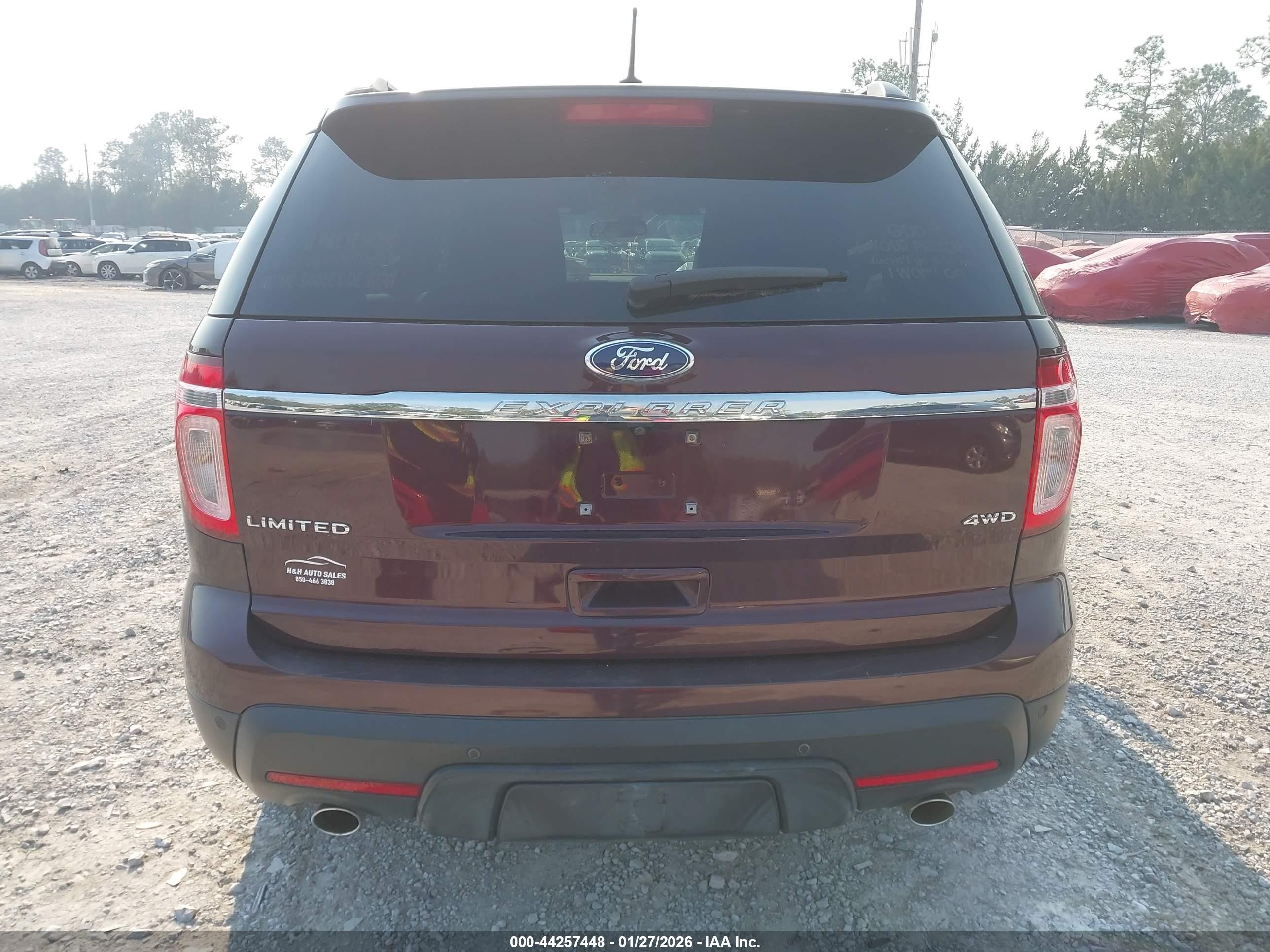 2011 Ford Explorer Limited Maroon vin: 1FMHK8F86BGA05329