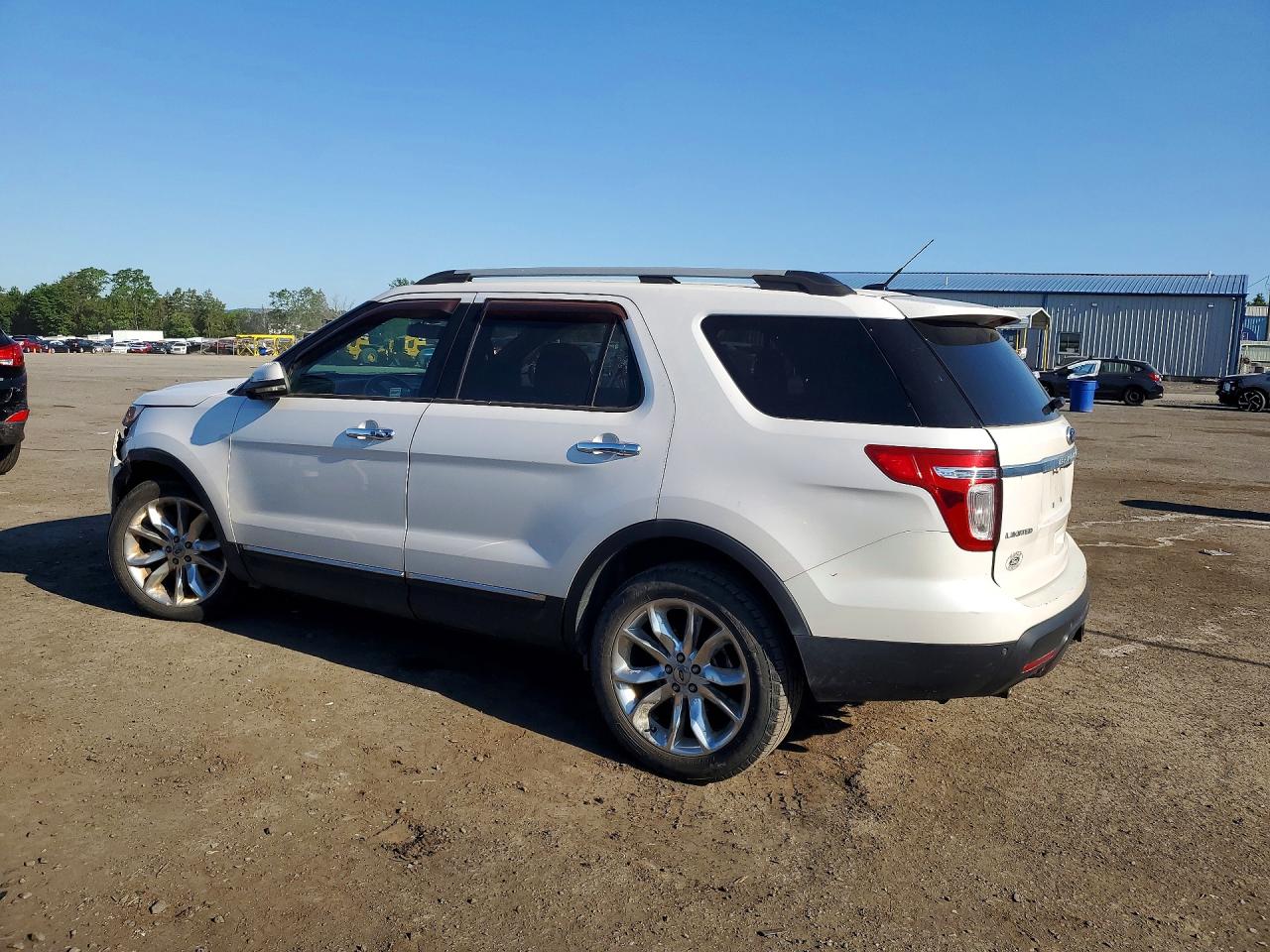 2011 Ford Explorer Limited White vin: 1FMHK8F86BGA13771