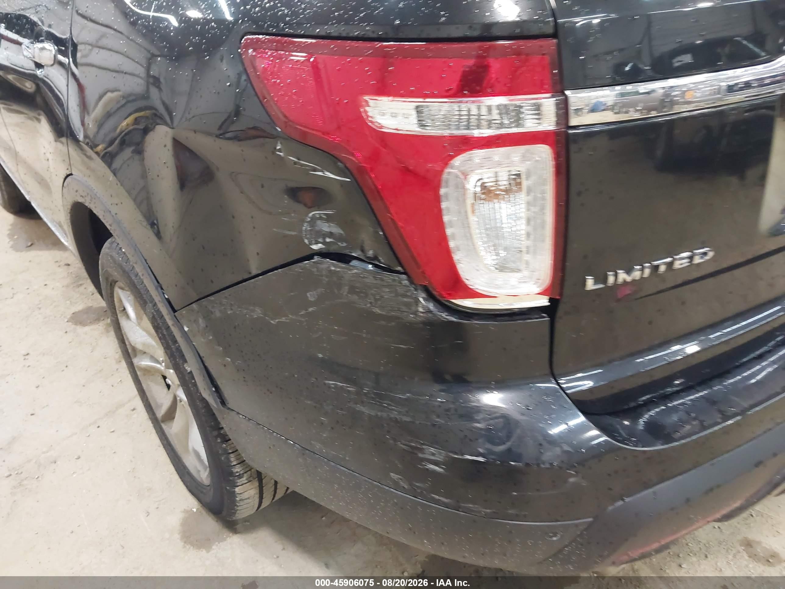 2011 Ford Explorer Limited Black vin: 1FMHK8F86BGA21272