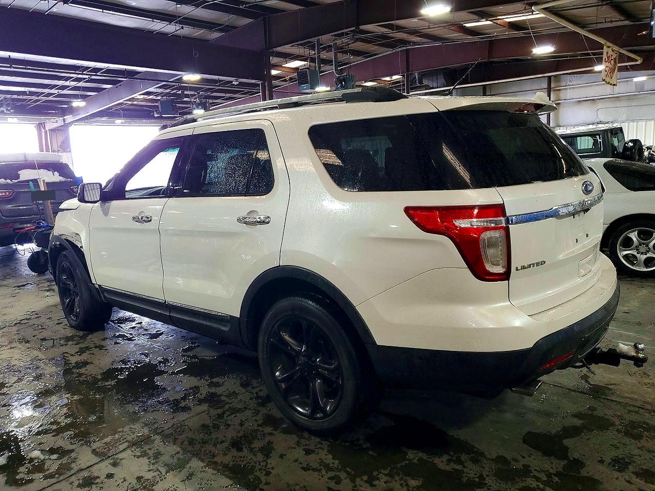 2011 Ford Explorer Limited White vin: 1FMHK8F86BGA29405
