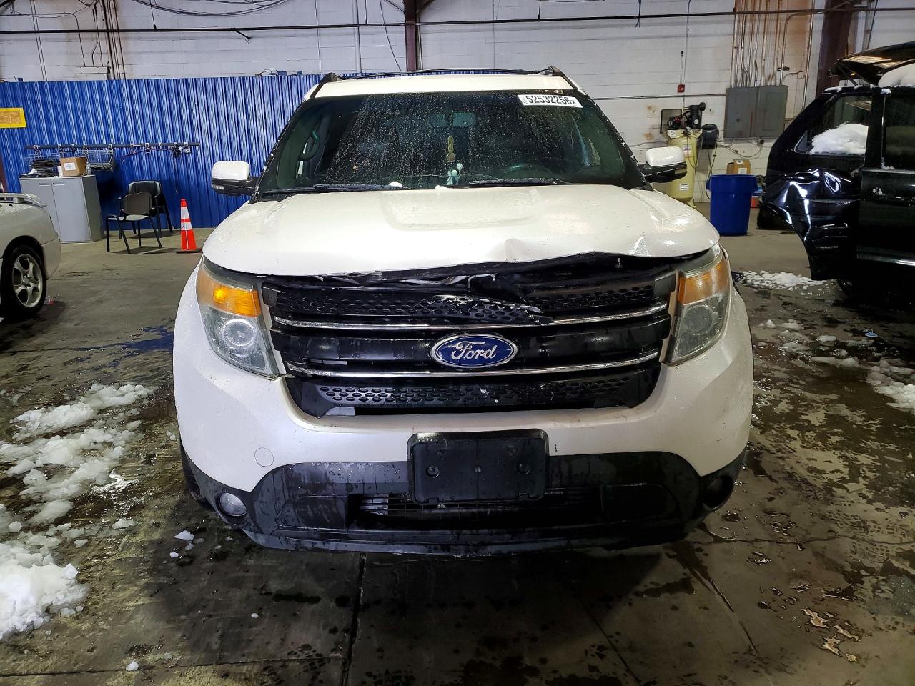 2011 Ford Explorer Limited White vin: 1FMHK8F86BGA29405