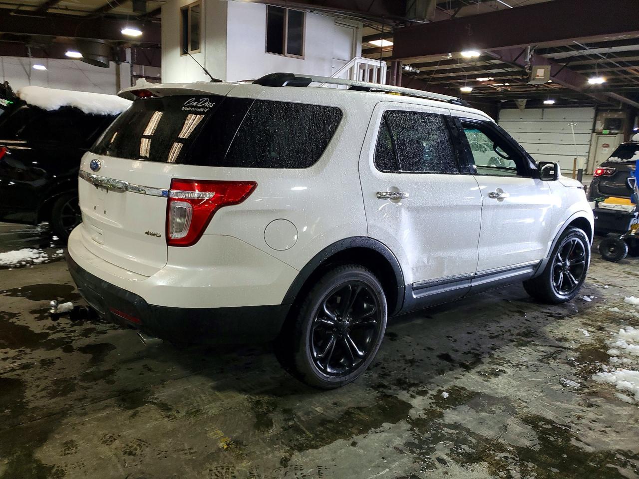 2011 Ford Explorer Limited White vin: 1FMHK8F86BGA29405
