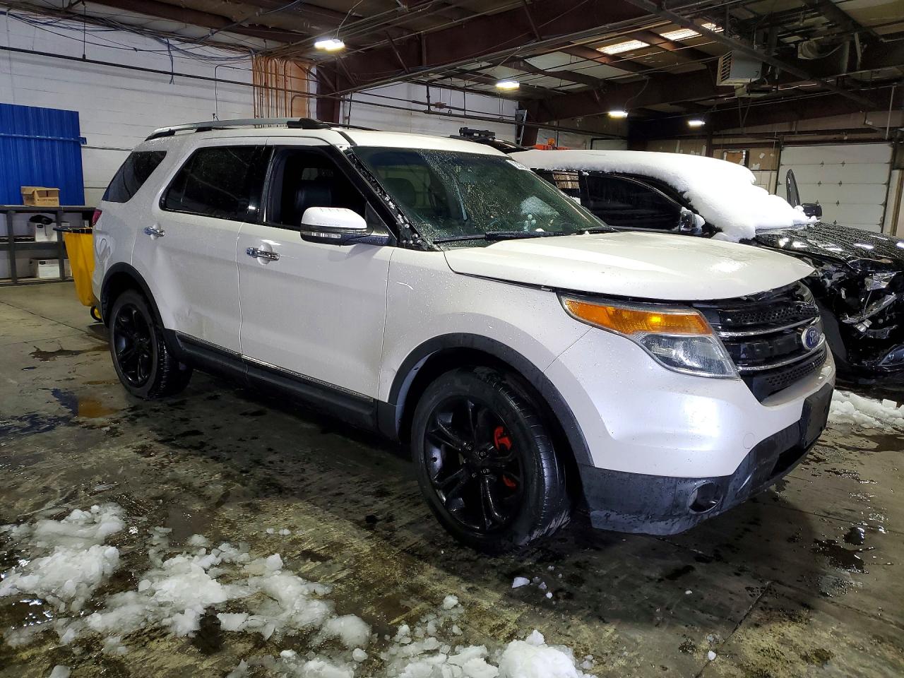 2011 Ford Explorer Limited White vin: 1FMHK8F86BGA29405
