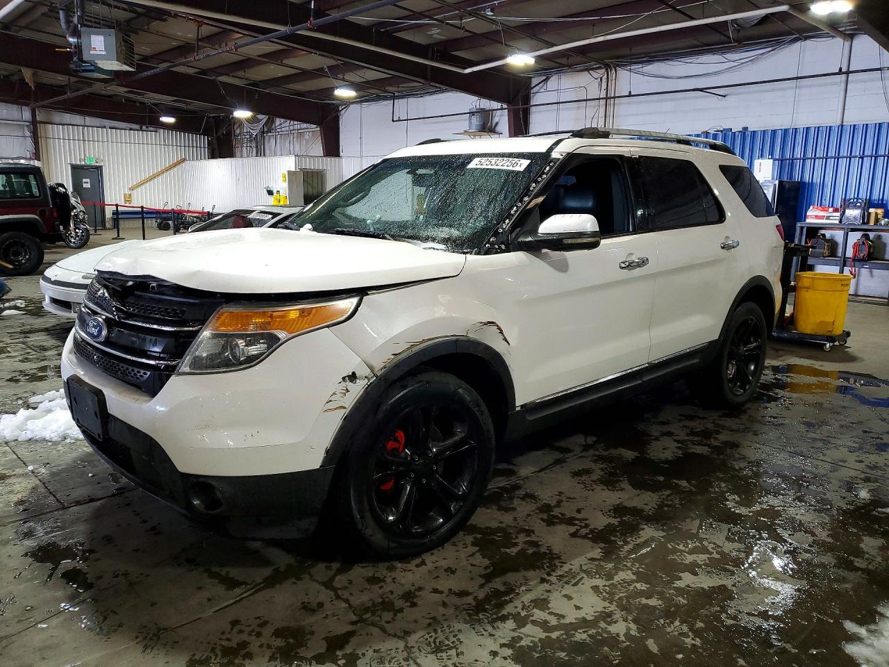 2011 Ford Explorer Limited White vin: 1FMHK8F86BGA29405