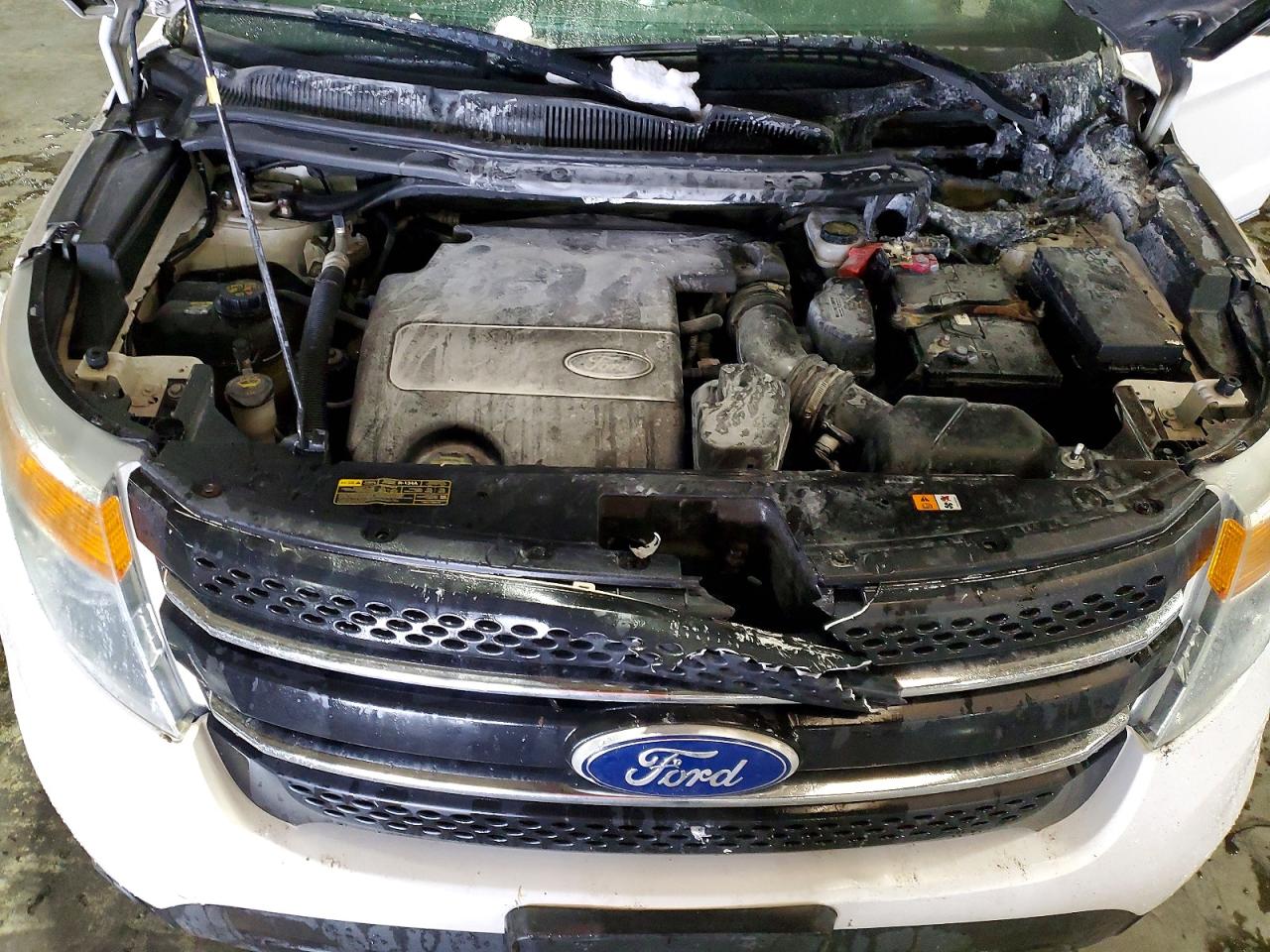 2011 Ford Explorer Limited White vin: 1FMHK8F86BGA29405