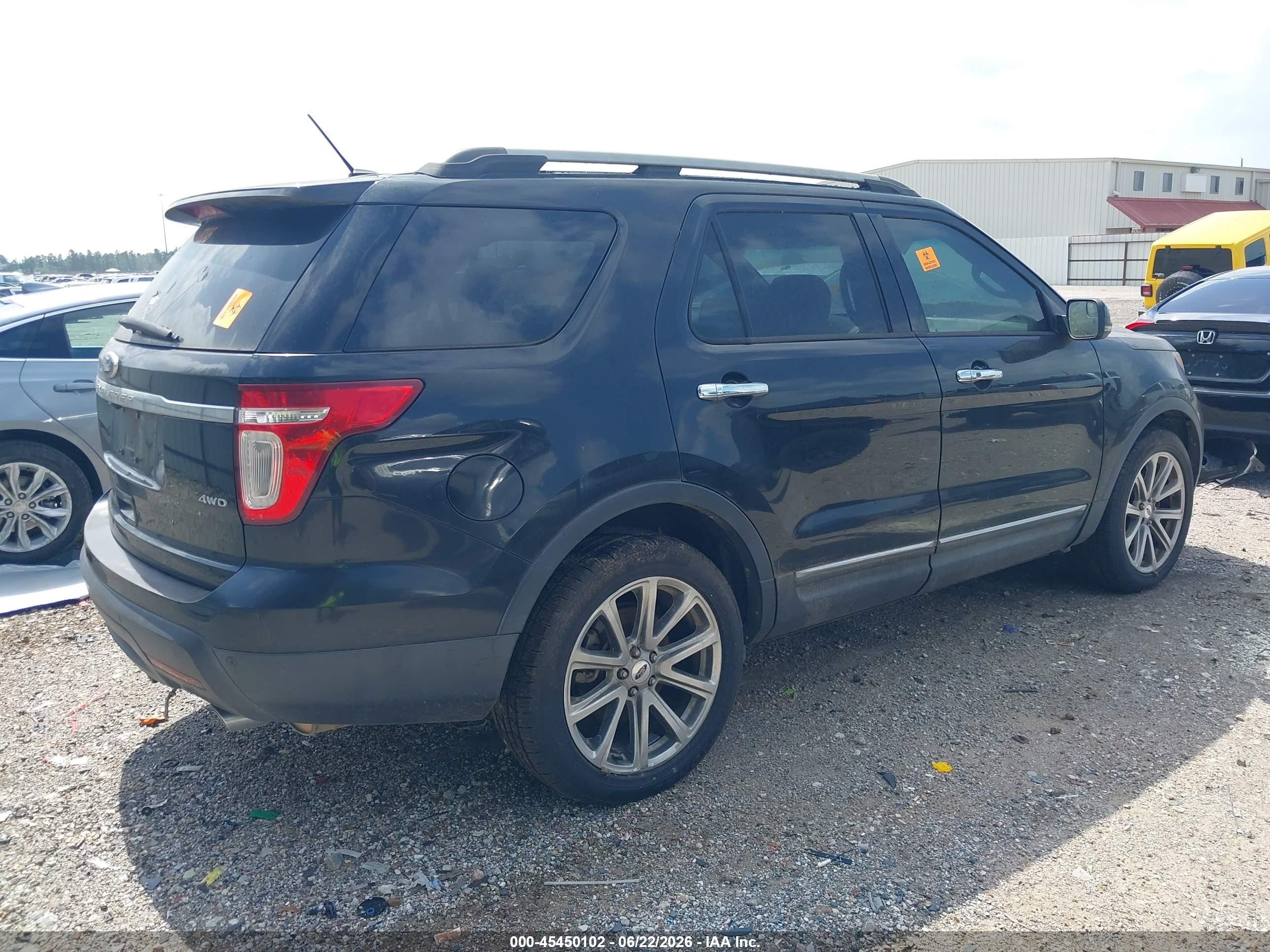 2011 Ford Explorer Limited Black vin: 1FMHK8F86BGA33227