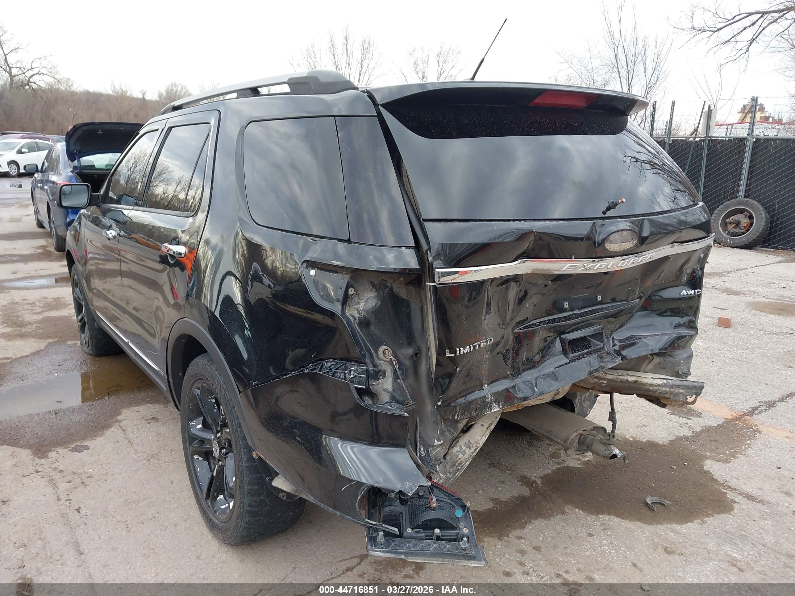 2011 Ford Explorer Limited Black vin: 1FMHK8F86BGA50769
