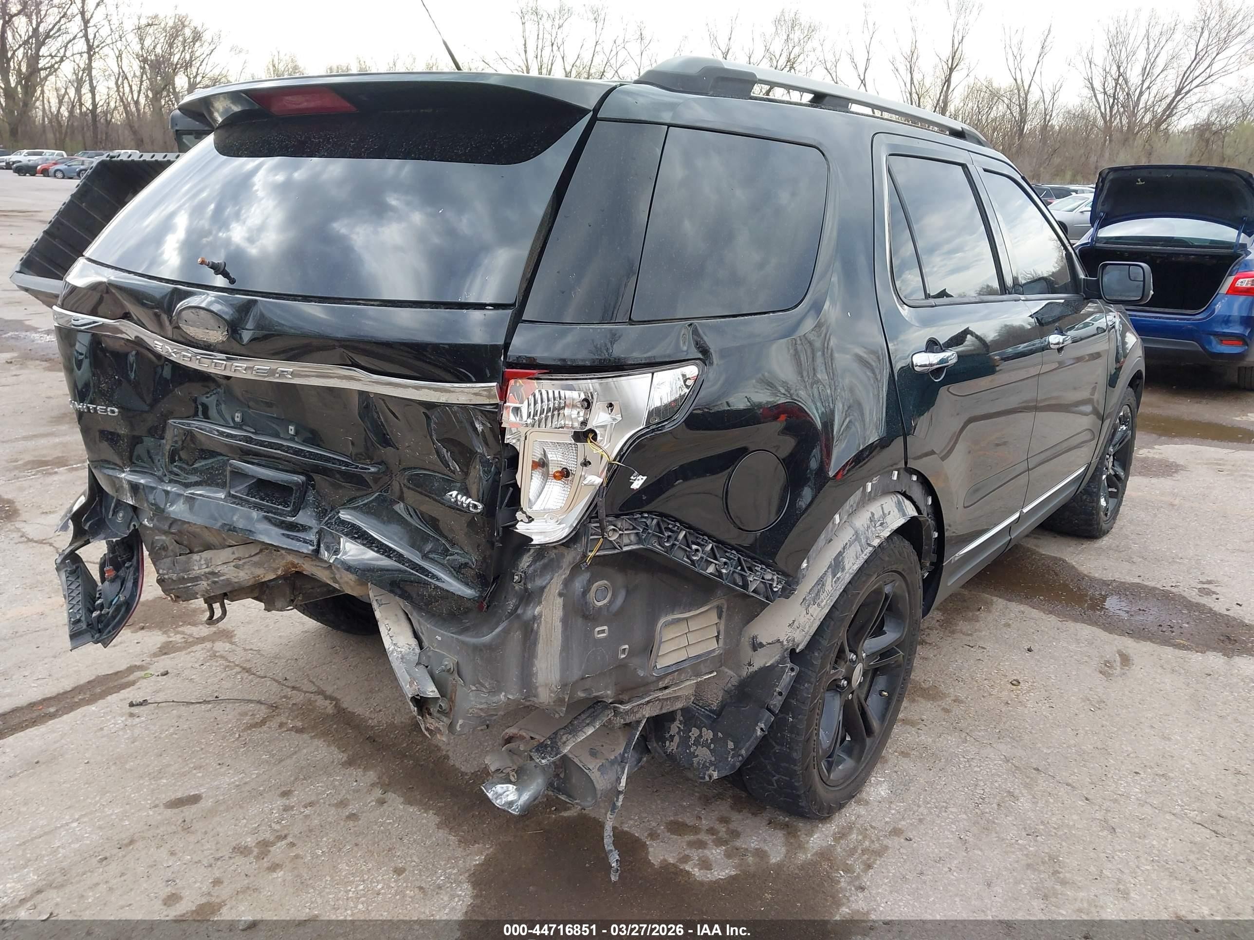 2011 Ford Explorer Limited Black vin: 1FMHK8F86BGA50769
