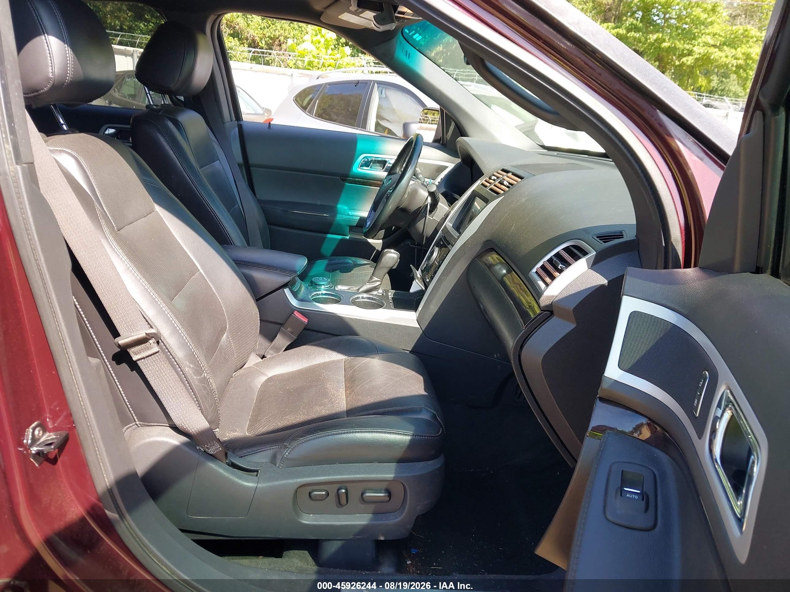 2011 Ford Explorer Limited Maroon vin: 1FMHK8F86BGA61593