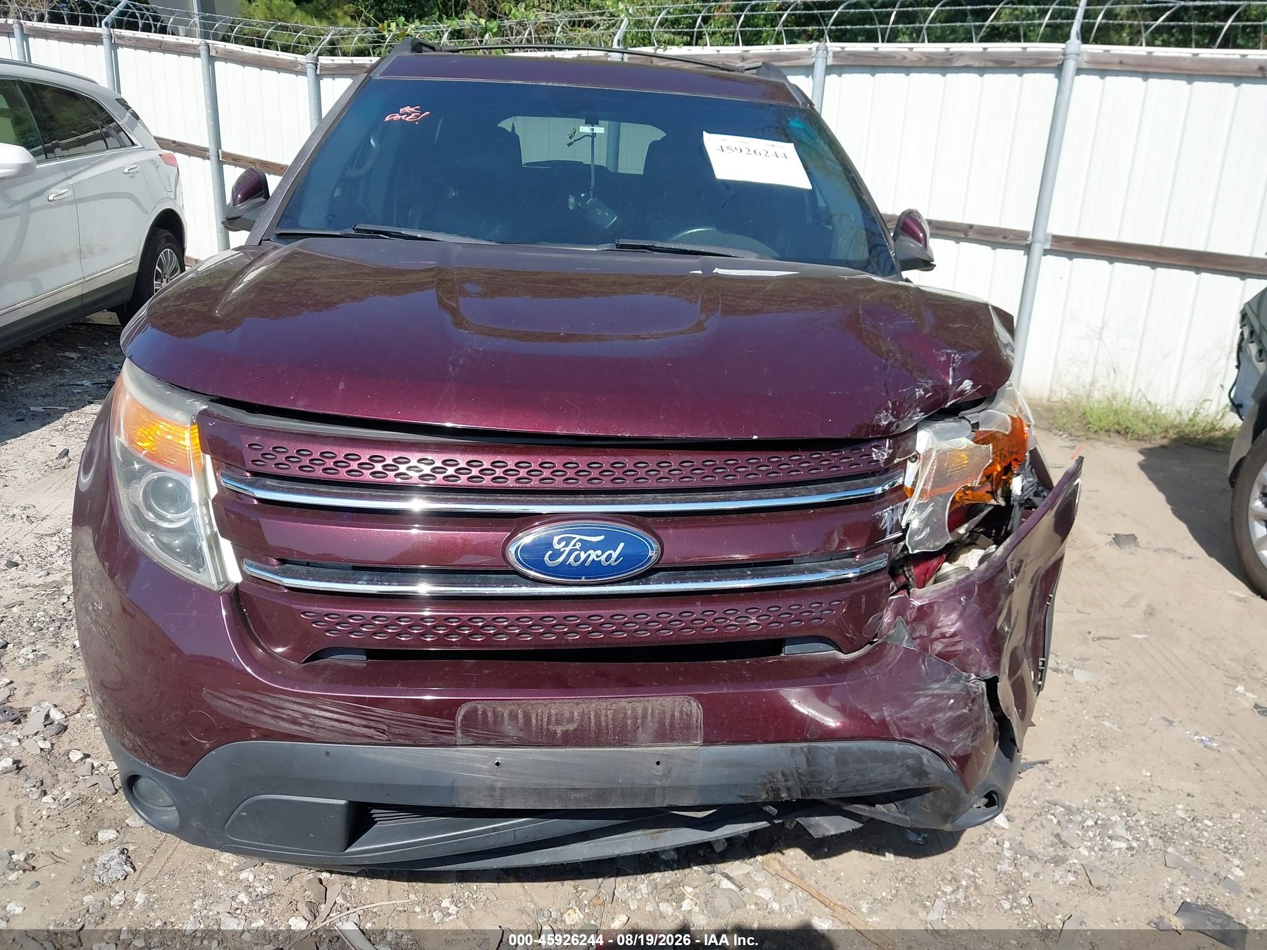 2011 Ford Explorer Limited Maroon vin: 1FMHK8F86BGA61593