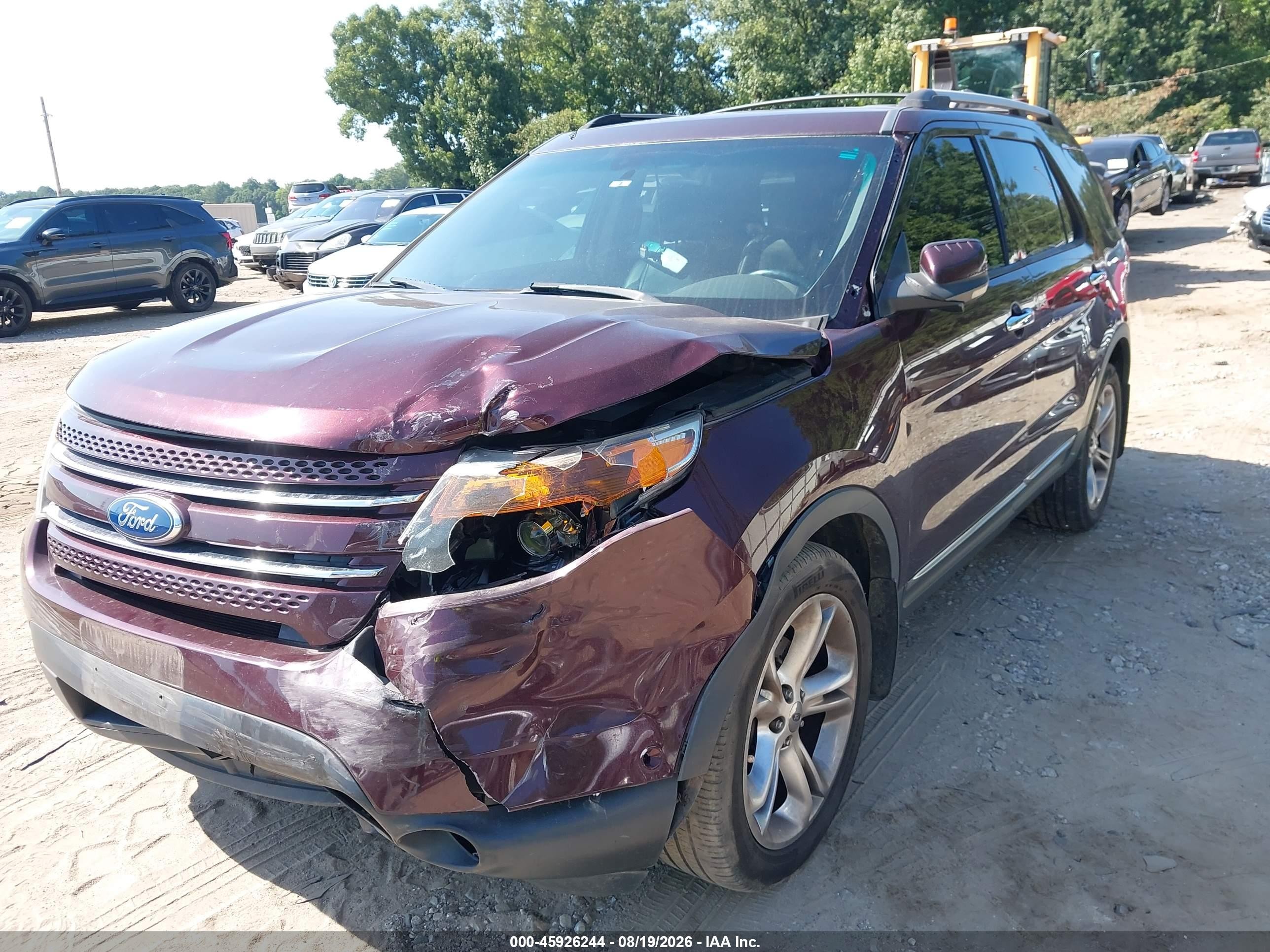 2011 Ford Explorer Limited Maroon vin: 1FMHK8F86BGA61593