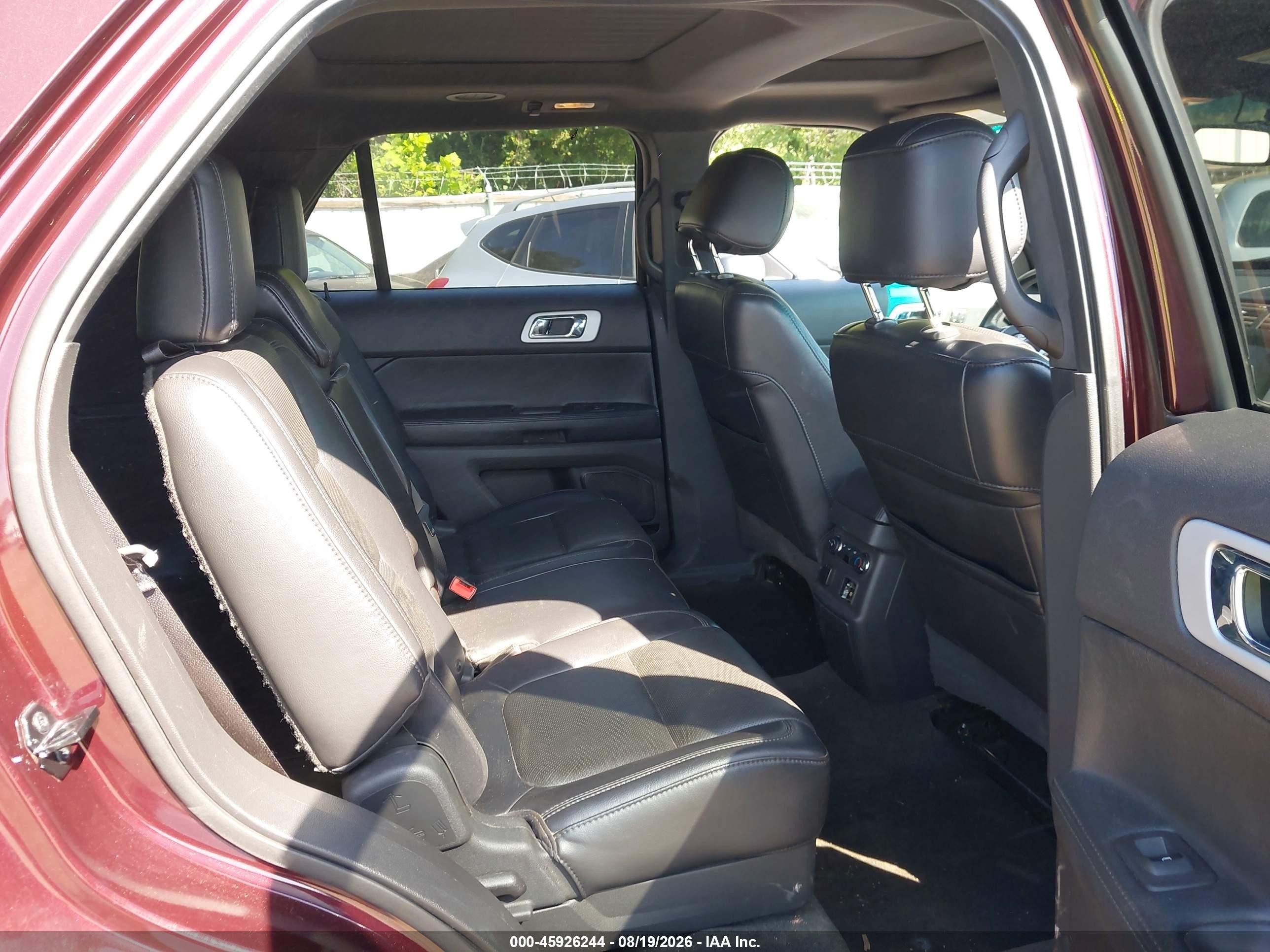 2011 Ford Explorer Limited Maroon vin: 1FMHK8F86BGA61593
