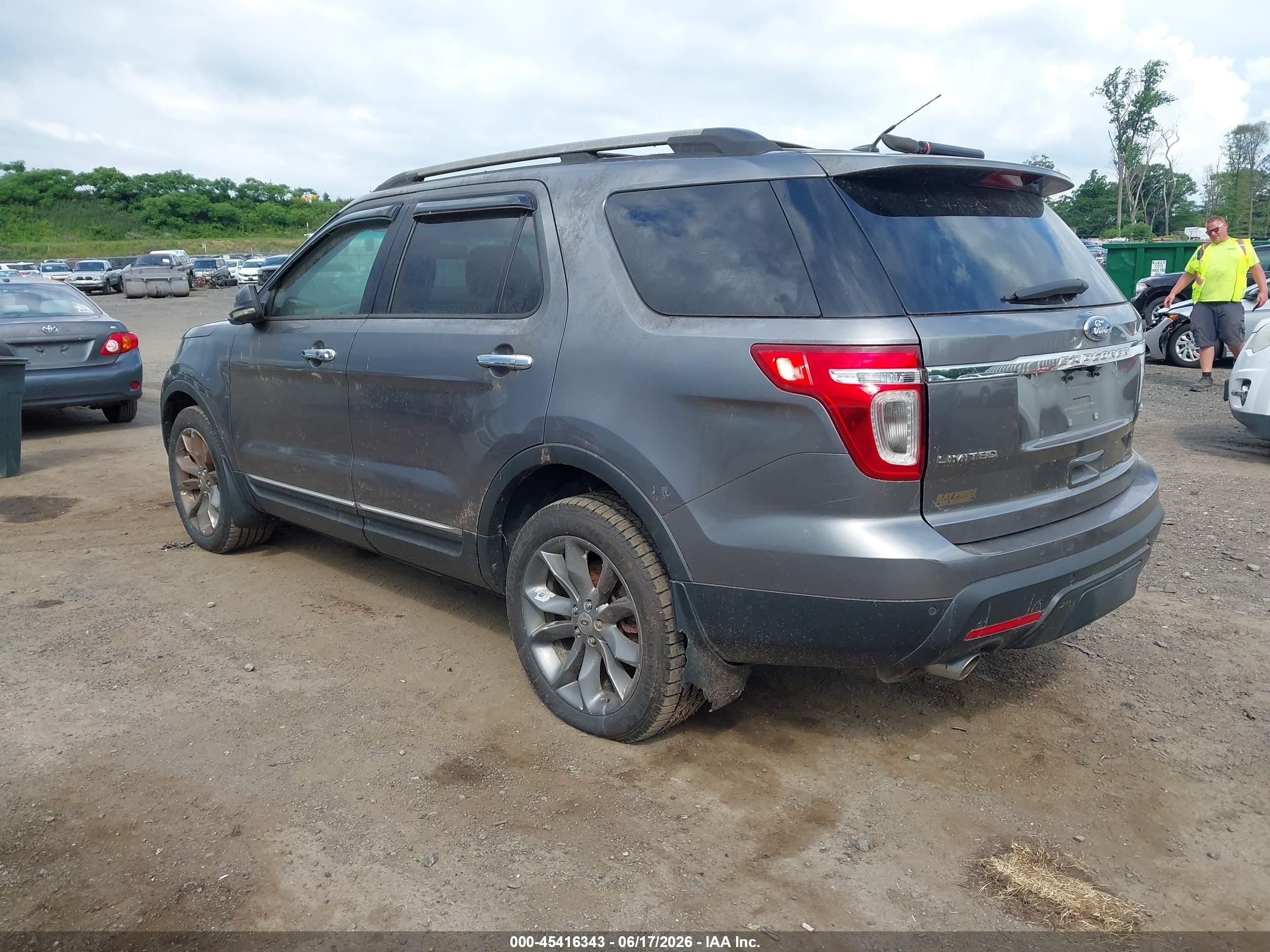 2011 Ford Explorer Limited Gray vin: 1FMHK8F86BGA70827