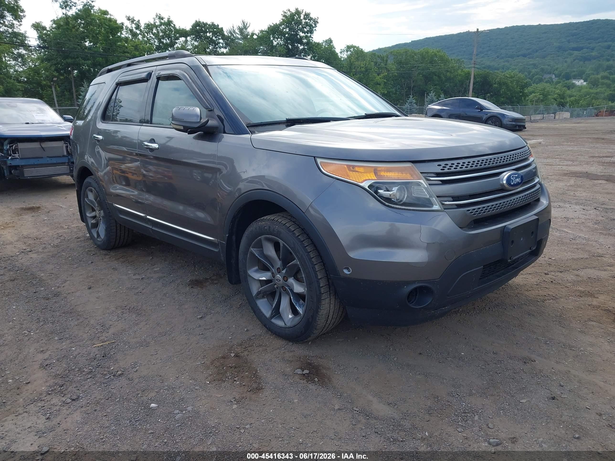 2011 Ford Explorer Limited Gray vin: 1FMHK8F86BGA70827