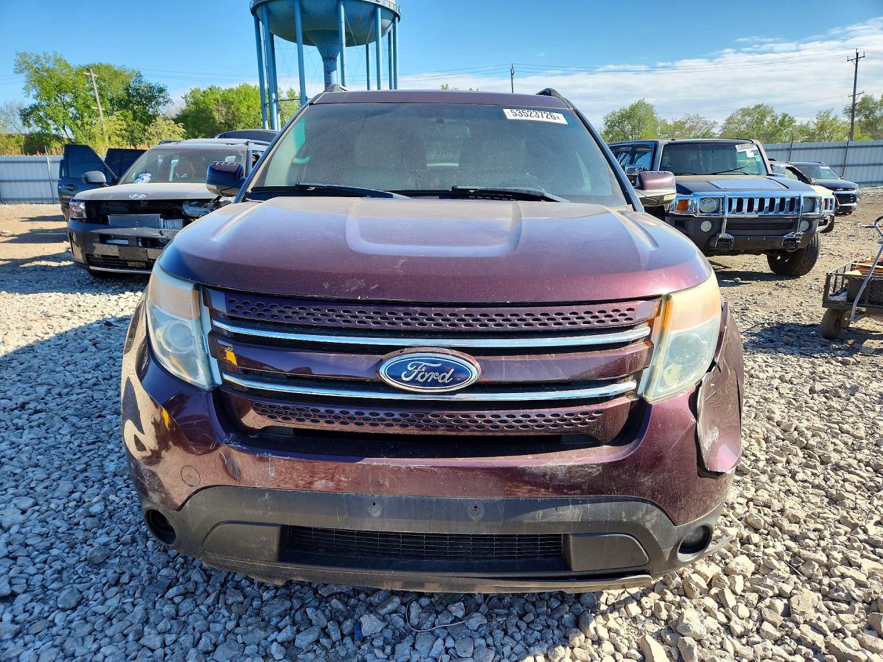 2011 Ford Explorer Limited Burgundy vin: 1FMHK8F86BGA79091