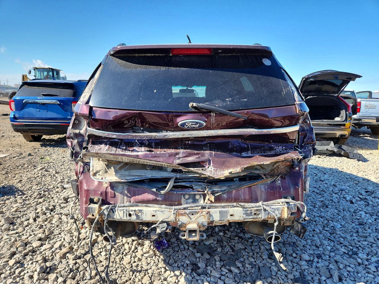 2011 Ford Explorer Limited Burgundy vin: 1FMHK8F86BGA79091