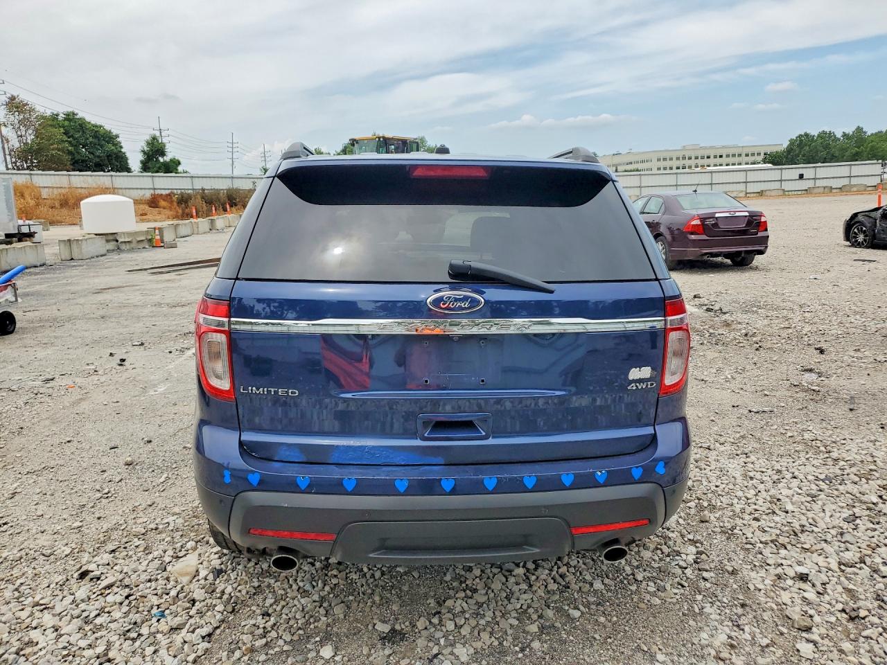 2012 Ford Explorer Limited Blue vin: 1FMHK8F86CGA64060