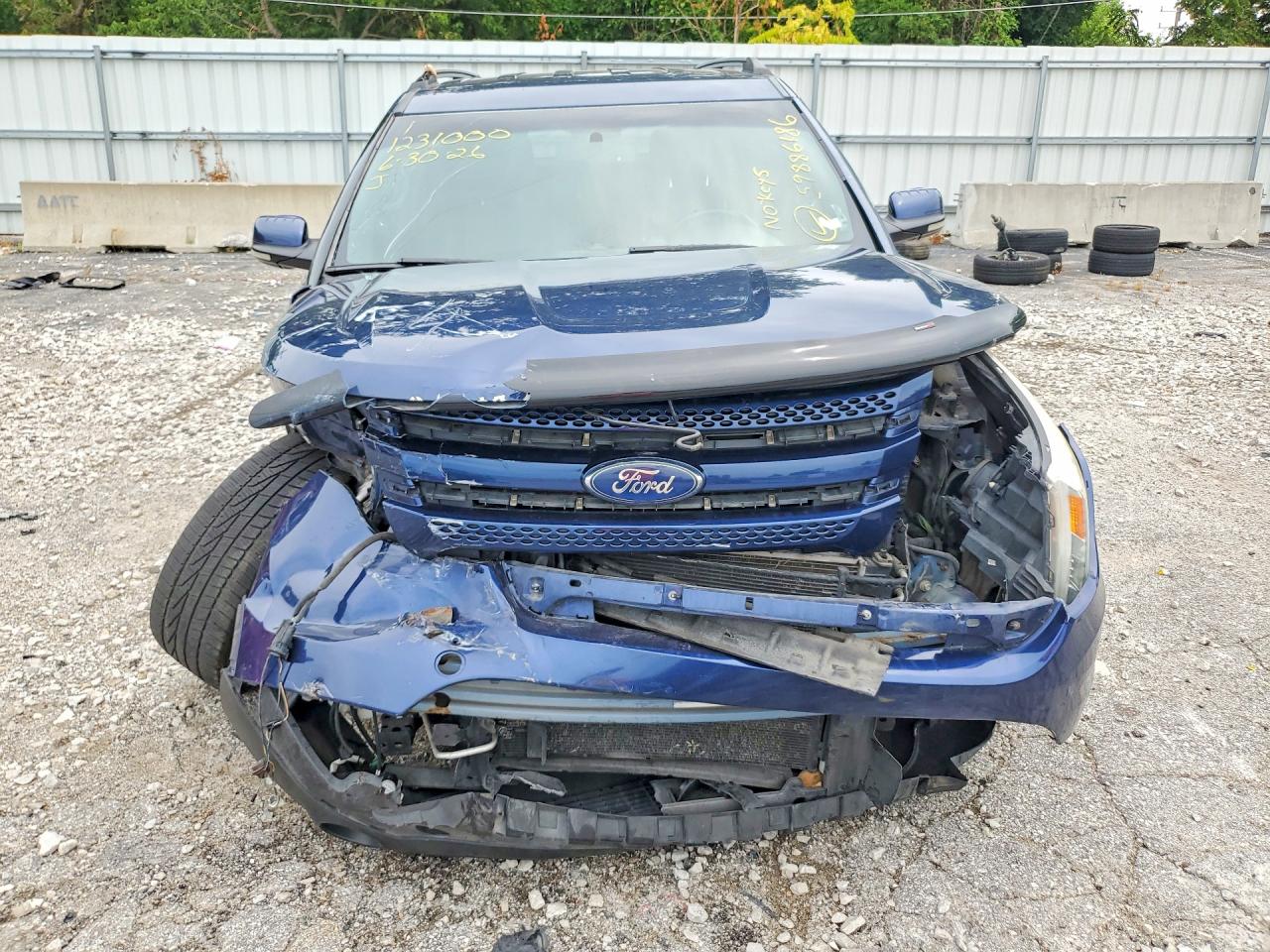 2012 Ford Explorer Limited Blue vin: 1FMHK8F86CGA64060