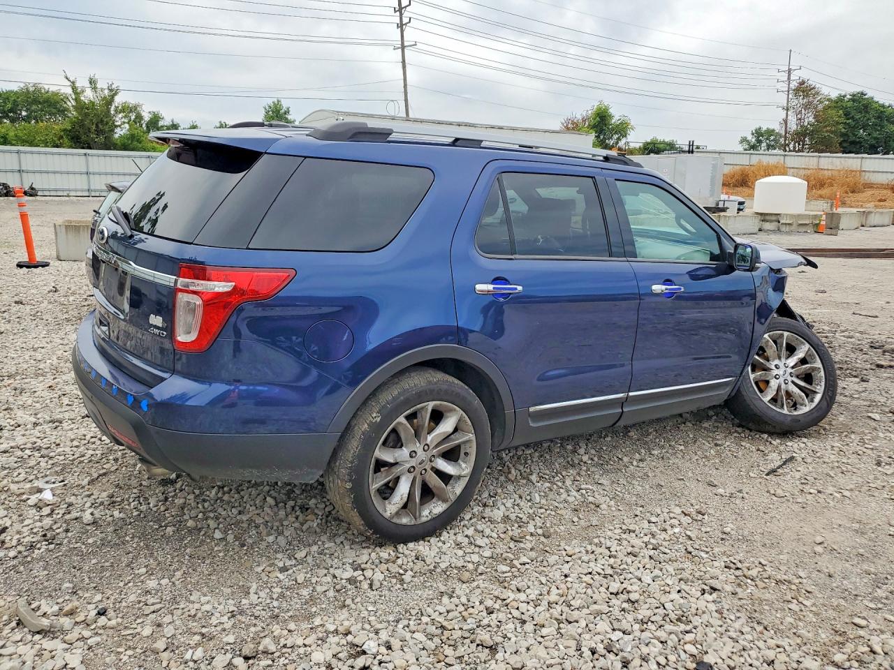 2012 Ford Explorer Limited Blue vin: 1FMHK8F86CGA64060