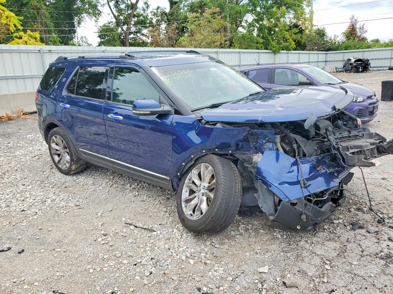 2012 Ford Explorer Limited Blue vin: 1FMHK8F86CGA64060