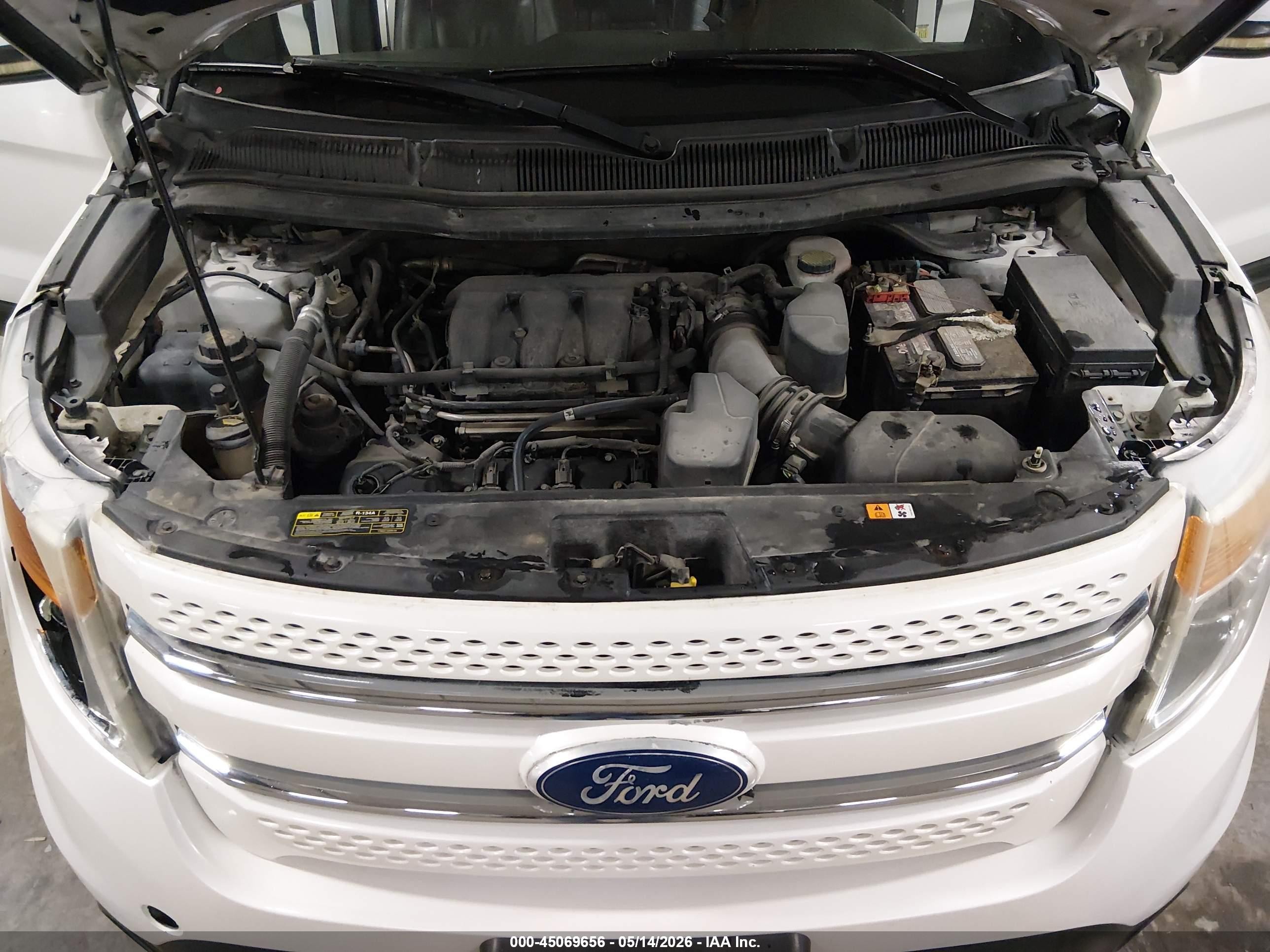 2011 Ford Explorer Limited White vin: 1FMHK8F87BGA08076